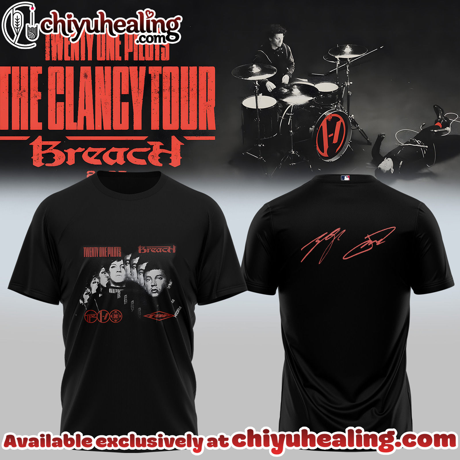 Twenty One Pilots The Clancy Tour Breach Shirt, Hoodie, Sweatshirt - Ver 3