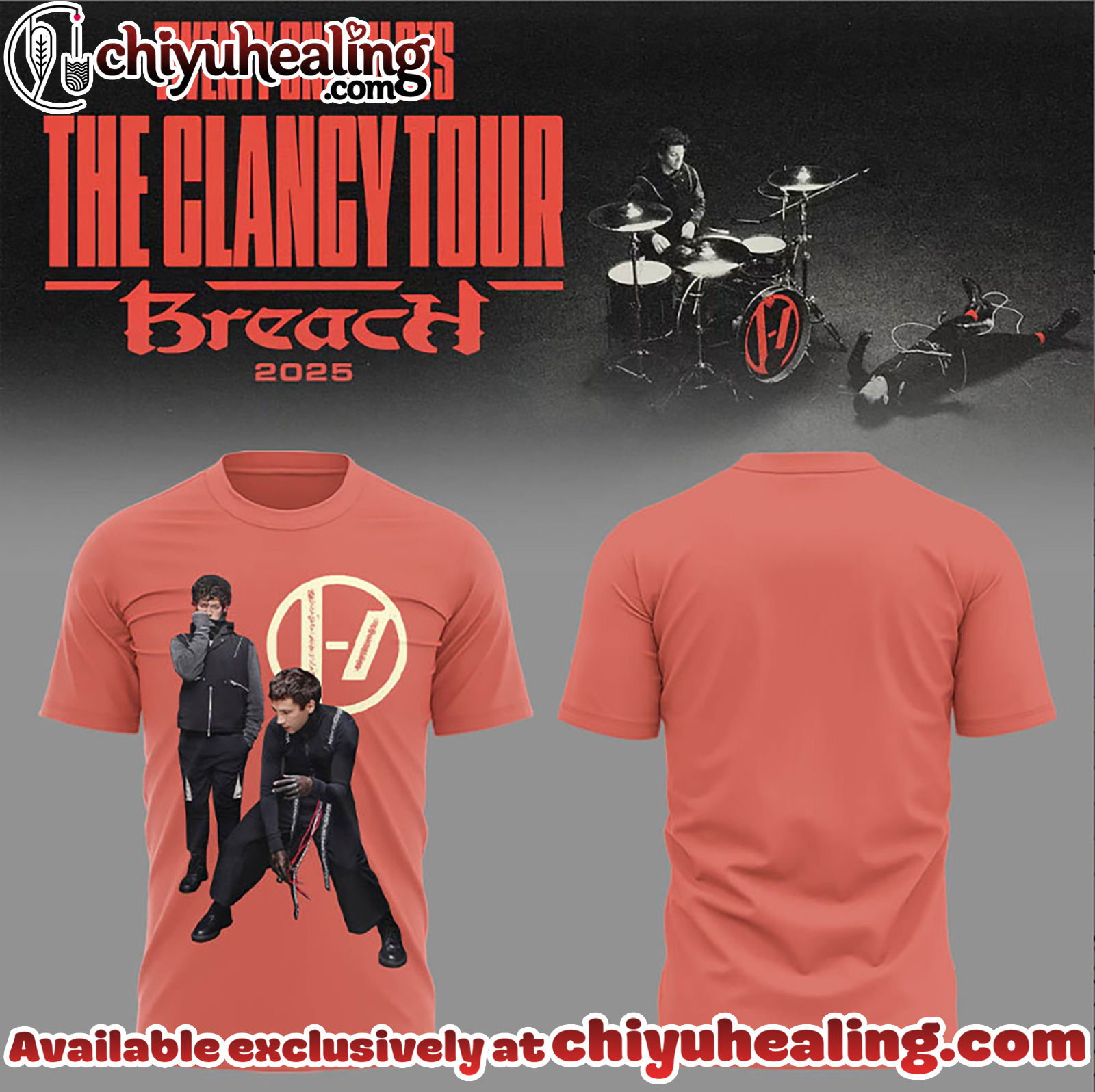 Twenty One Pilots The Clancy Tour Breach Shirt, Hoodie, Sweatshirt - Ver 4
