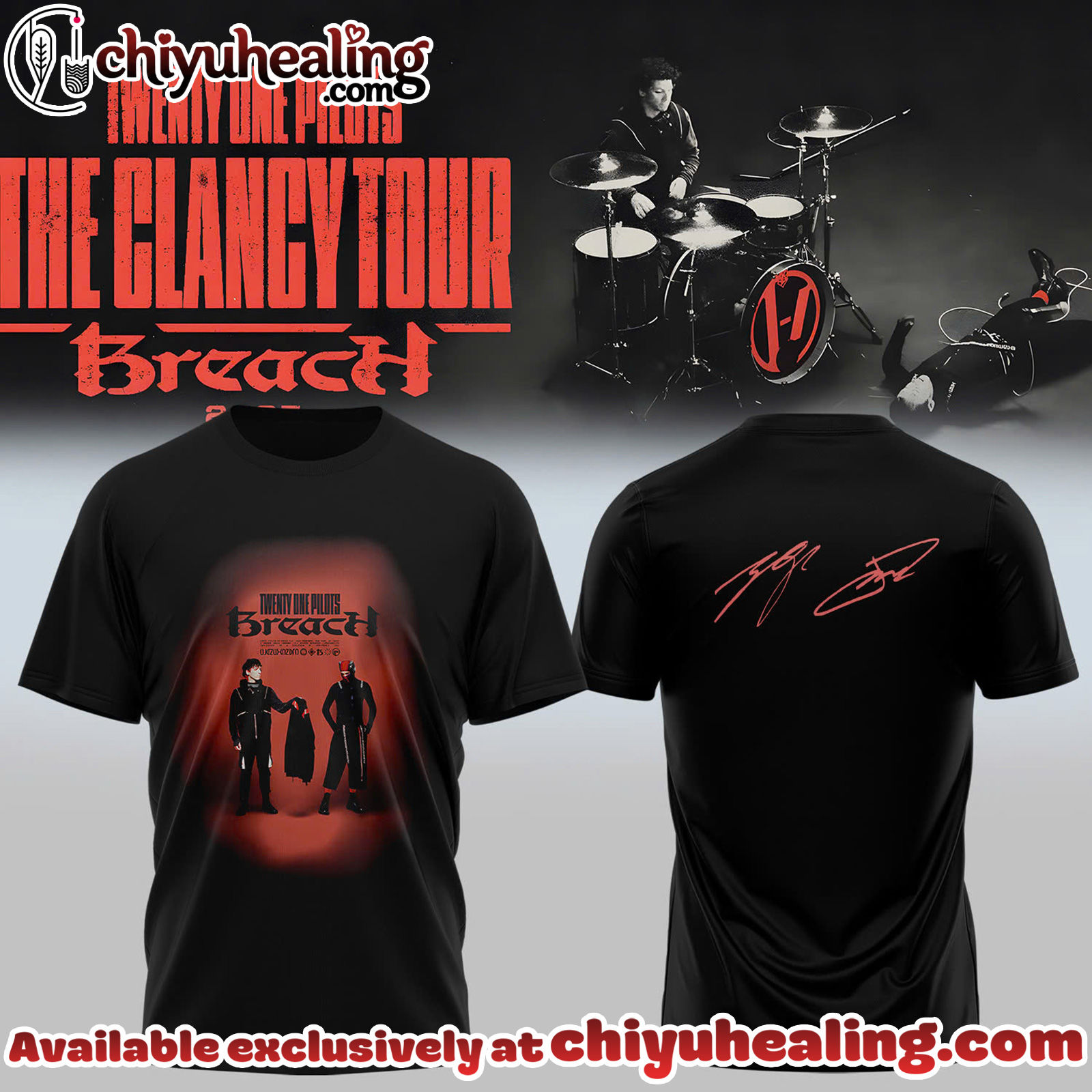 Twenty One Pilots The Clancy Tour Breach Shirt, Hoodie, Sweatshirt