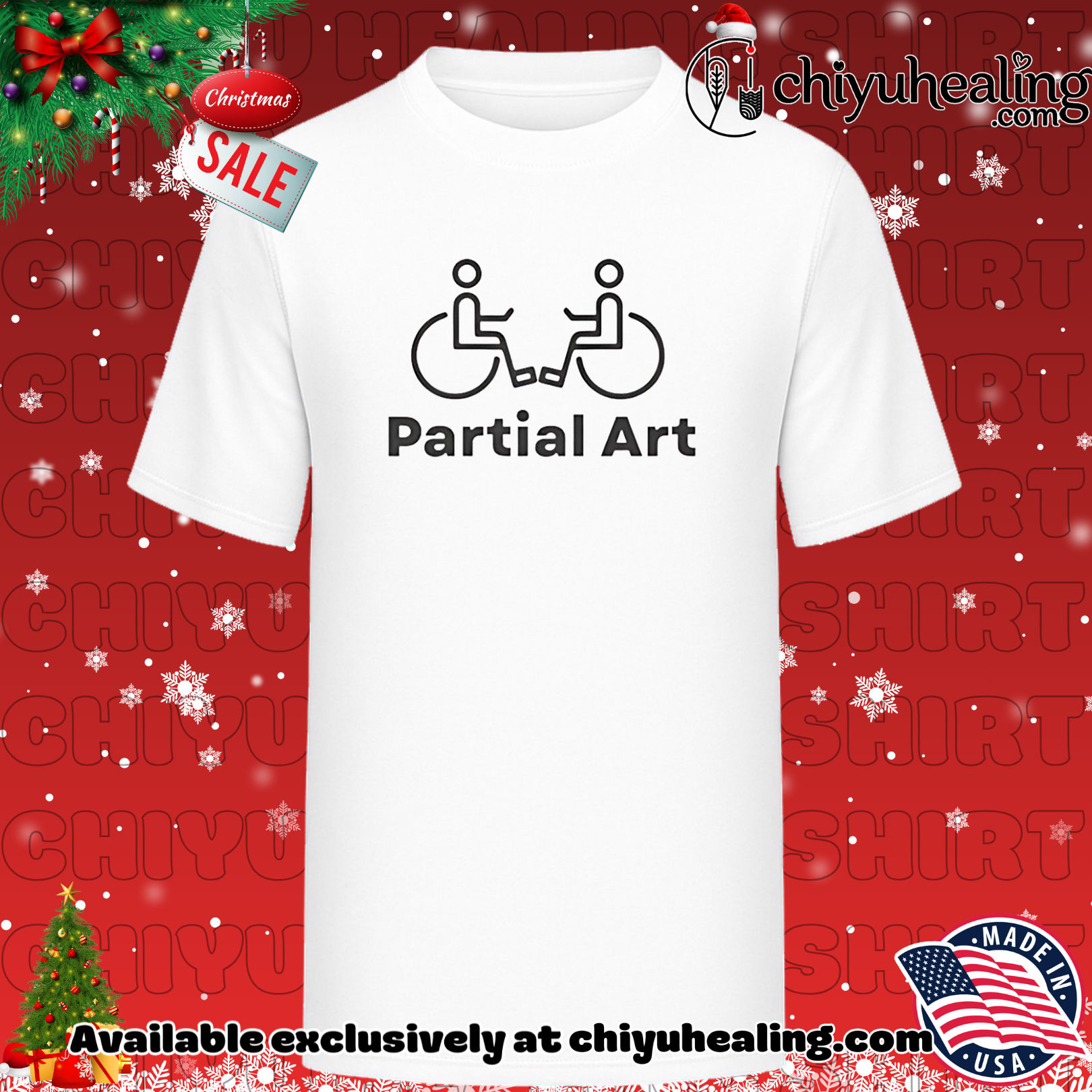 Wheelchair Partial Art shirt, Hoodie, Sweatshirt, Poster Canvas, Mug, Ornaments