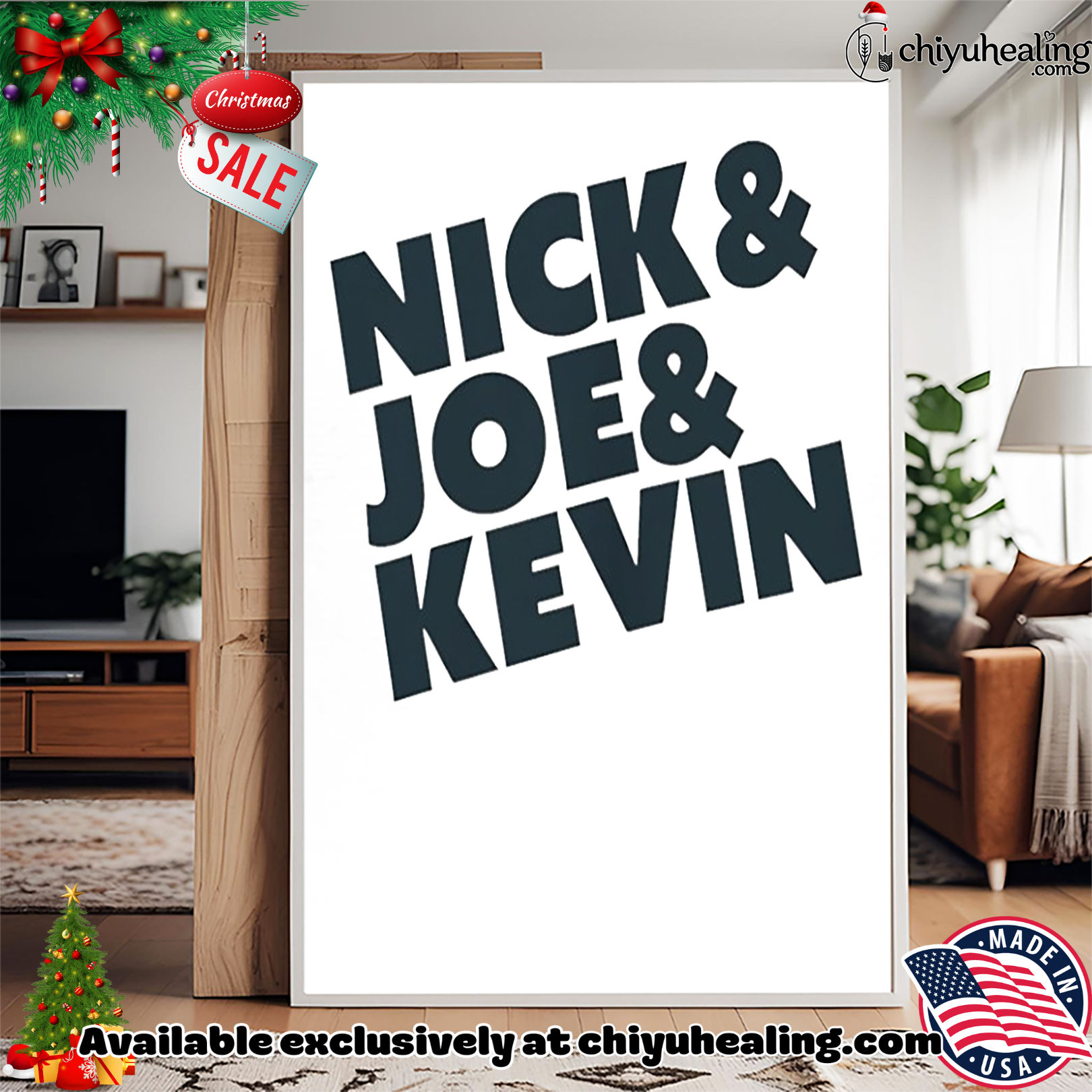 Will Ferrell A Very Jonas Christmas Nick and Joe & Kevin shirt, Hoodie, Sweatshirt, Poster Canvas, Mug, Ornaments Will Ferrell A Very Jonas Christmas Nick and Joe & Kevin shirt, Hoodie, Sweatshirt, Poster Canvas, Mug, Ornaments