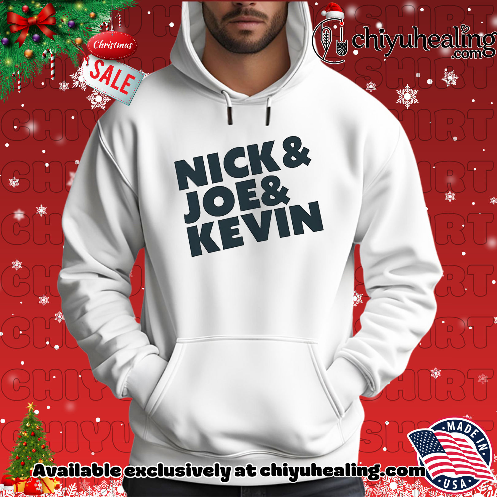 Will Ferrell A Very Jonas Christmas Nick and Joe & Kevin shirt, Hoodie, Sweatshirt, Poster Canvas, Mug, Ornaments 2 Will Ferrell A Very Jonas Christmas Nick and Joe & Kevin shirt, Hoodie, Sweatshirt, Poster Canvas, Mug, Ornaments