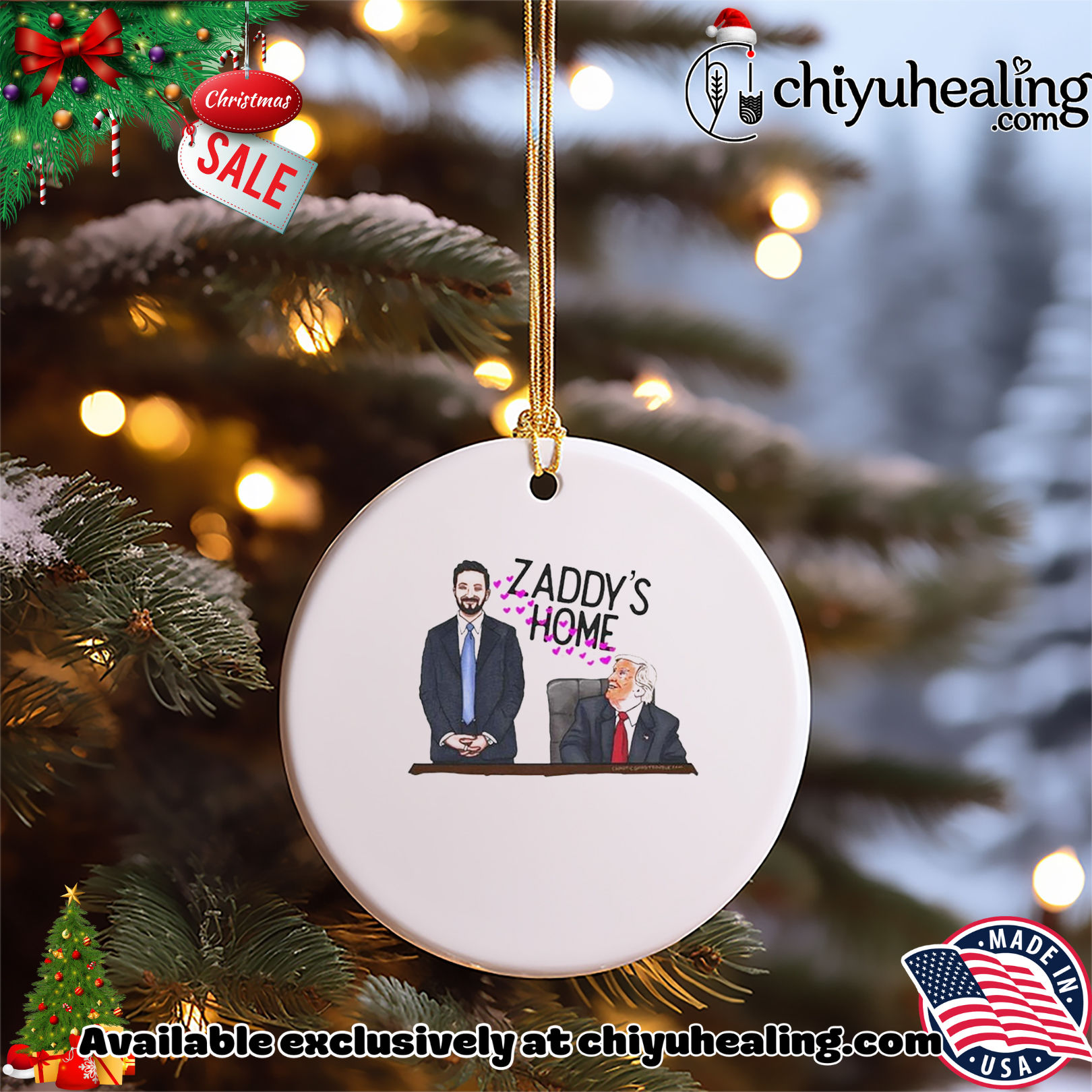 Zaddy's Home Mamdani Trump funny shirt, Hoodie, Sweatshirt, Poster Canvas, Mug, Ornaments 5 Zaddy's Home Mamdani Trump funny shirt, Hoodie, Sweatshirt, Poster Canvas, Mug, Ornaments