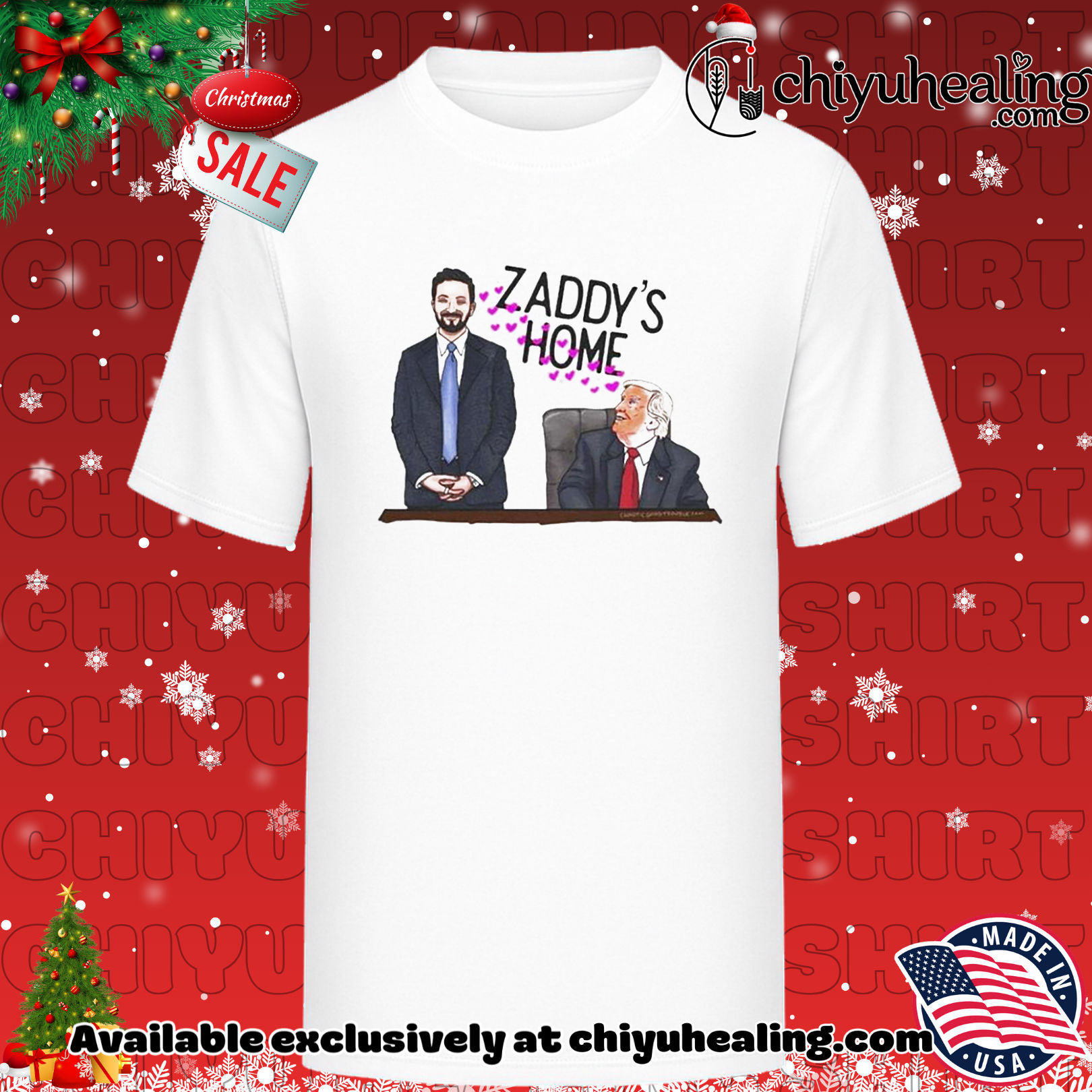 Zaddy's Home Mamdani Trump funny shirt, Hoodie, Sweatshirt, Poster Canvas, Mug, Ornaments