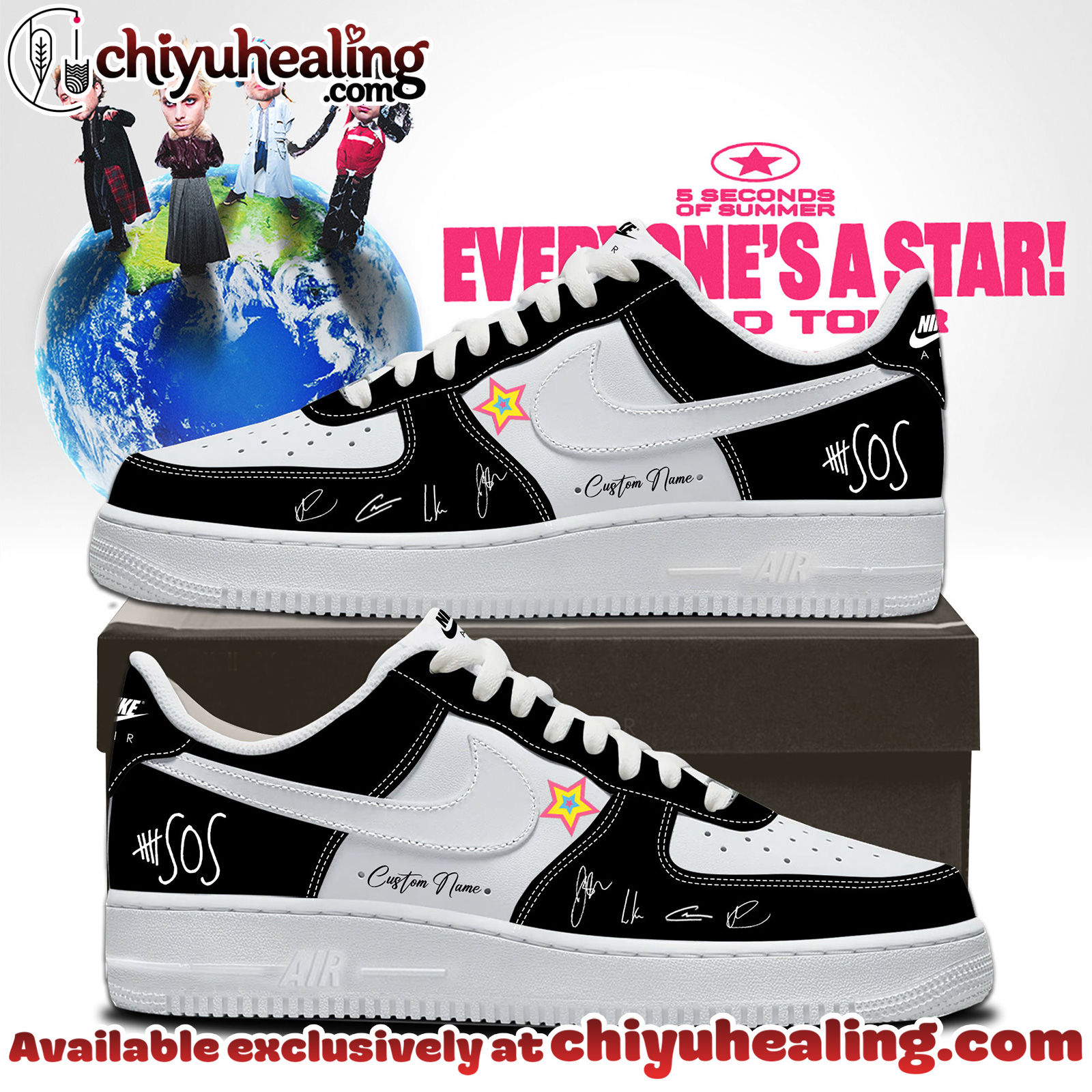 5SOS EVERYONES A STAR World Tour Air Force 1