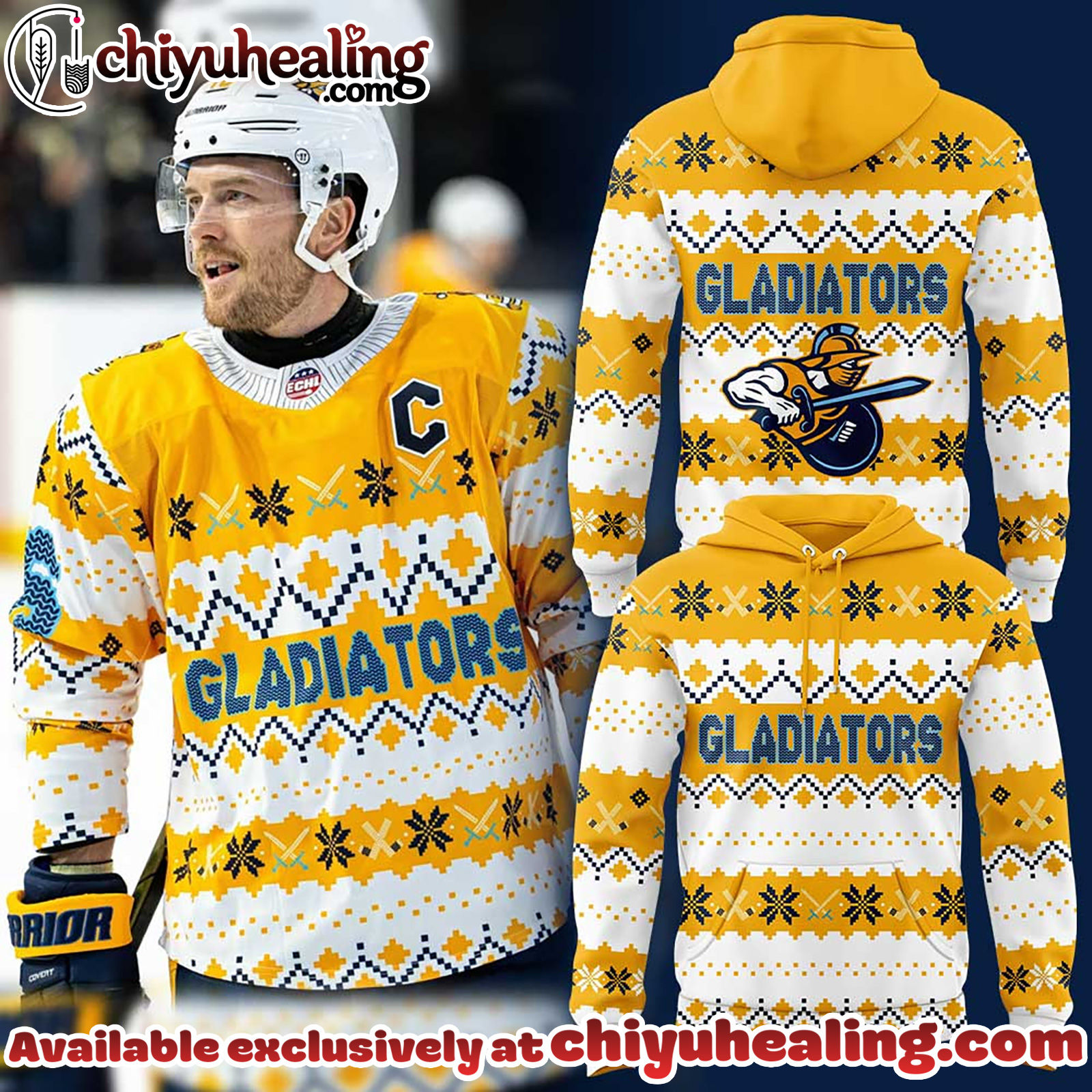 A Gladiators Holiday Details Hoodie, Sweatshirt, Shirt