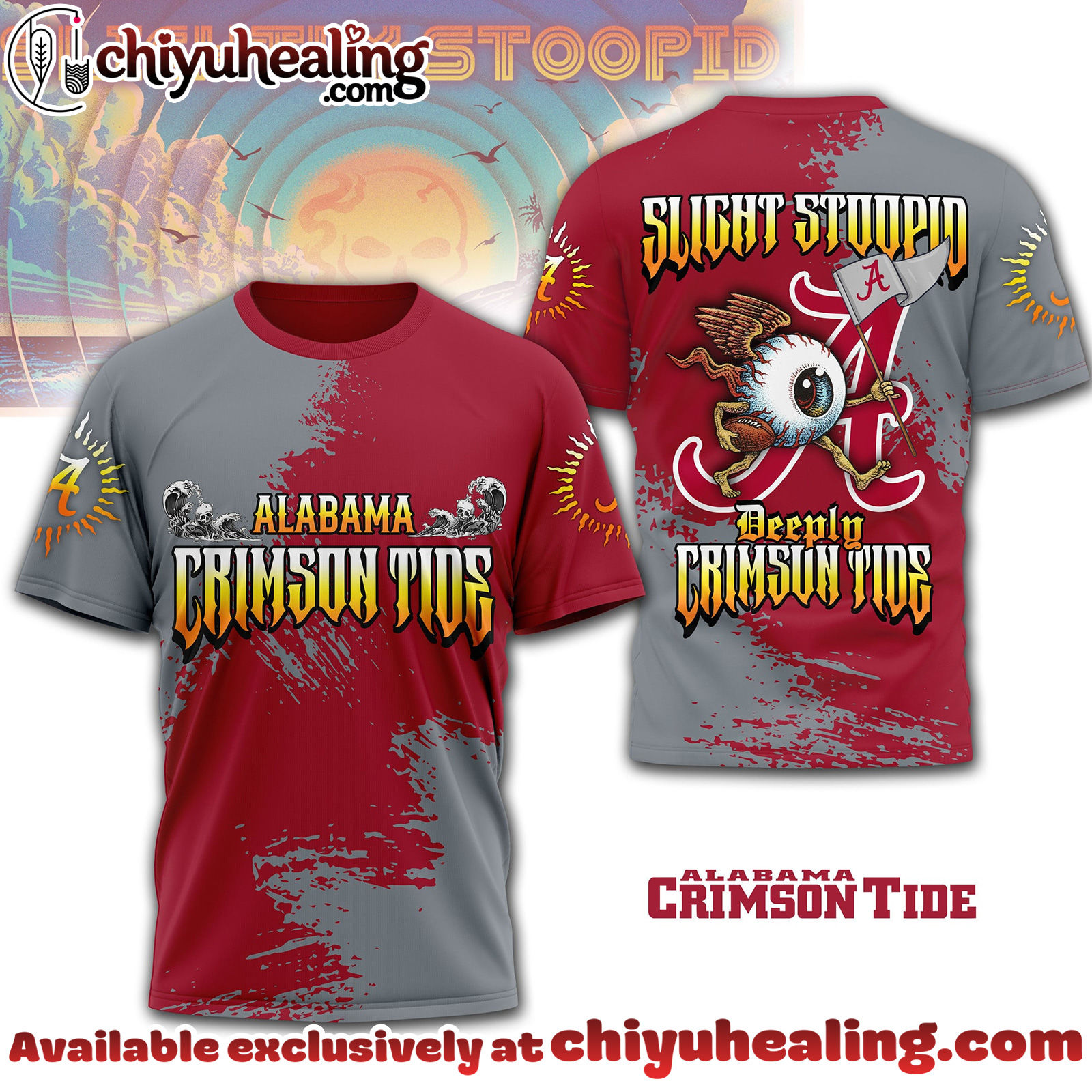 Alabama Crimson Tide Premium NCAA Slightly Stoopid 3D T-shirt, Hoodie, Sweatshirt, All Team NCAA