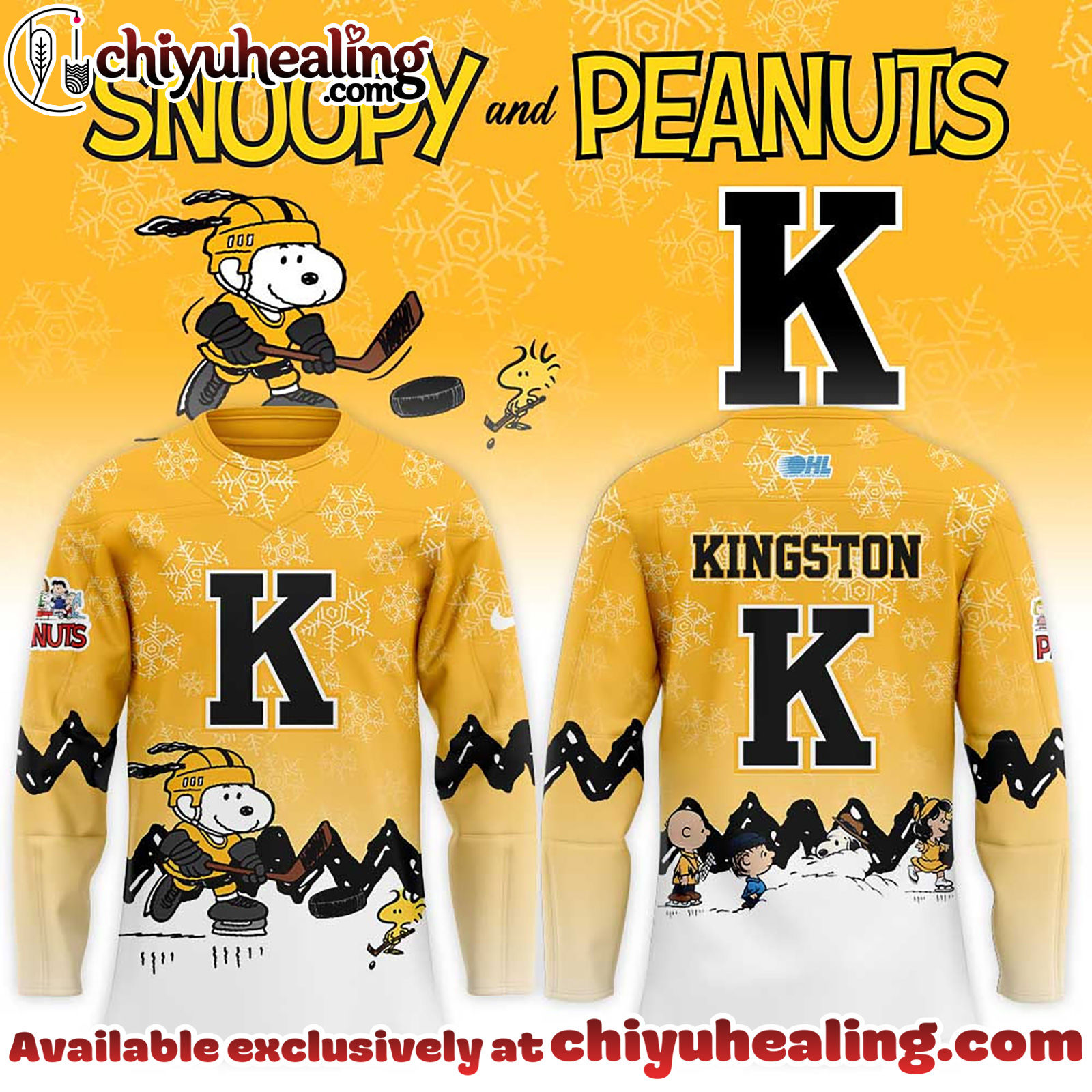 All Team NHL x Snoopy and Peanuts Combo Hockey Jersey