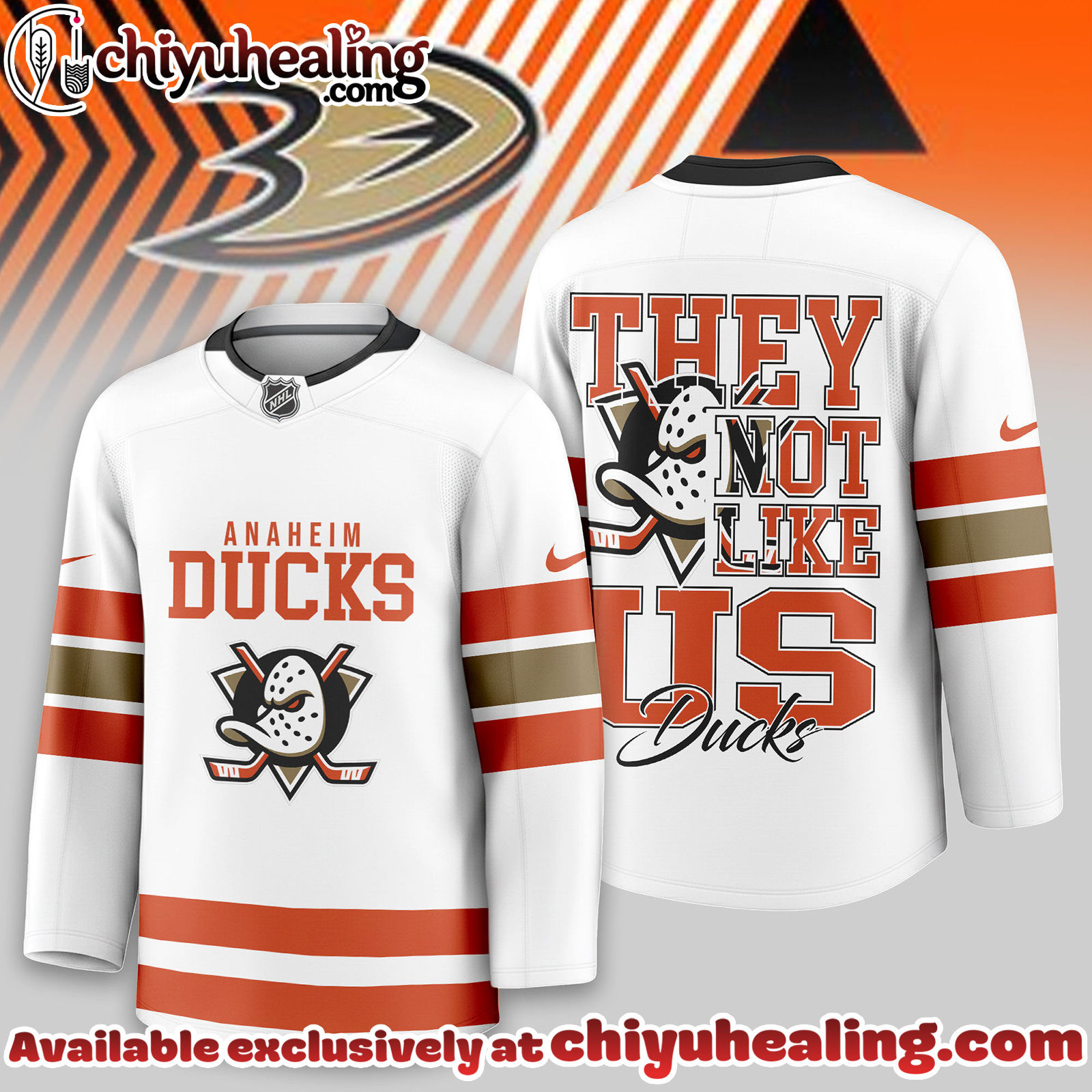 Anaheim Ducks Premium NHL They Not Like Us Hockey Jersey