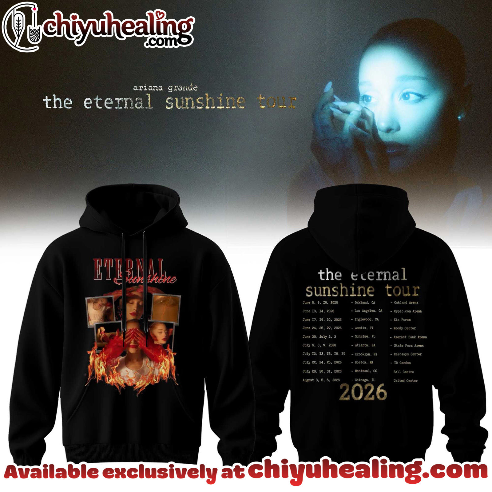 Ariana Grande - The Eternal Sunshine Tour Collection Hoodie, Tshirt, Sweatshirt - Ver 2