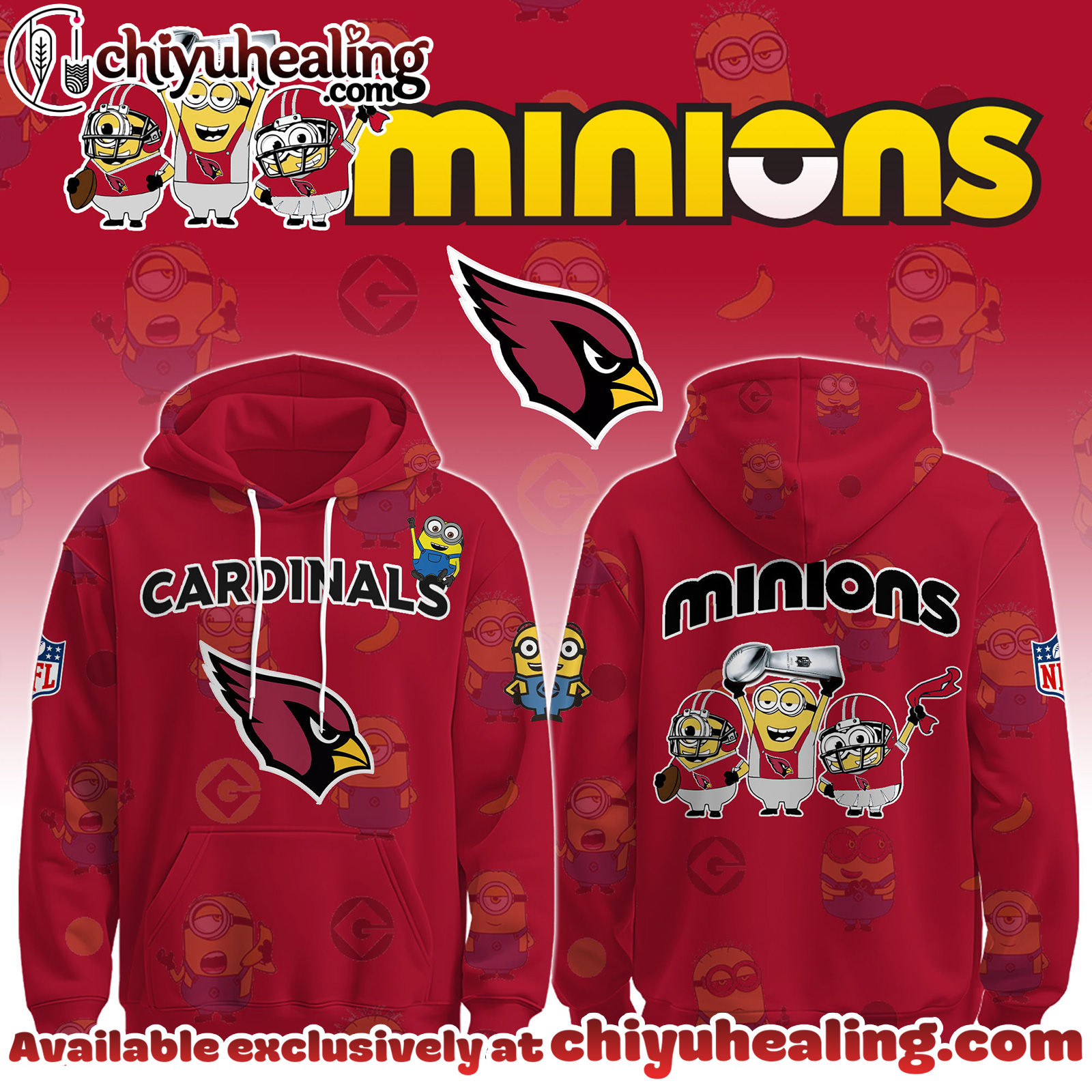 Arizona Cardinals x Minions Limited Edition - Selling Out Fast Hoodie, Sweatshirt, T-shirt