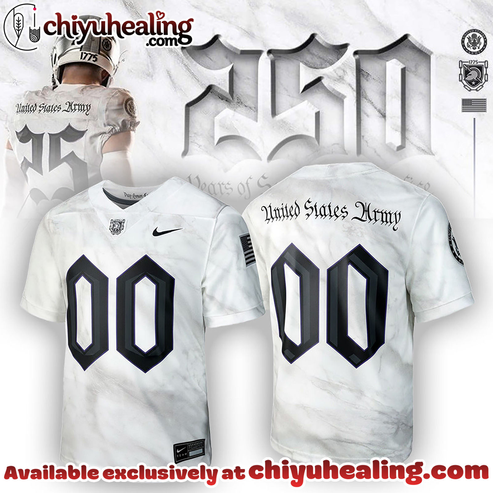 Army West Point Athletics x The Army 250 Collection Limited Edition Football Jersey