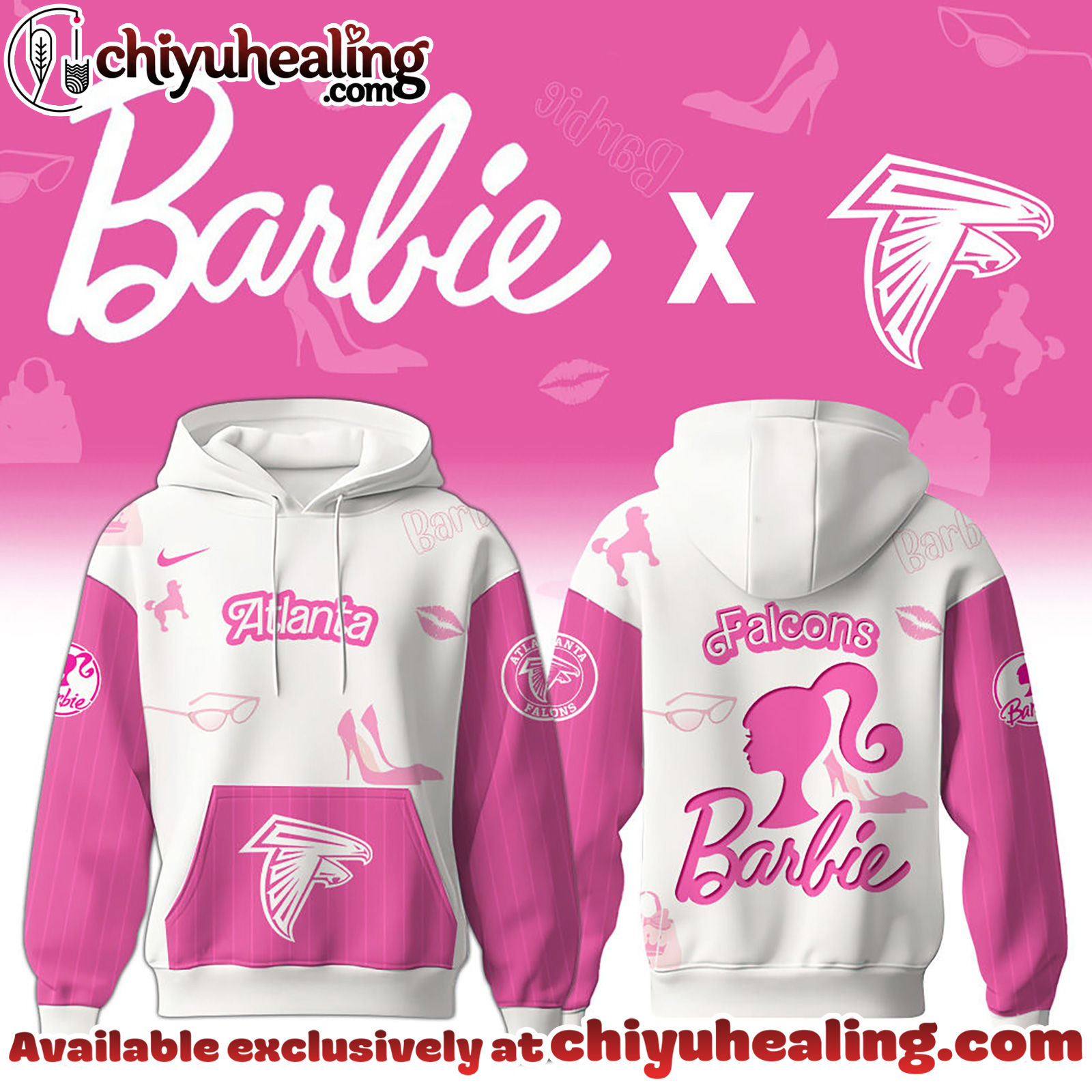 Atlanta Falcons x Barbie Hoodie Limited Edition - Selling Out Fast Hoodie, Sweatshirt, T-shirt