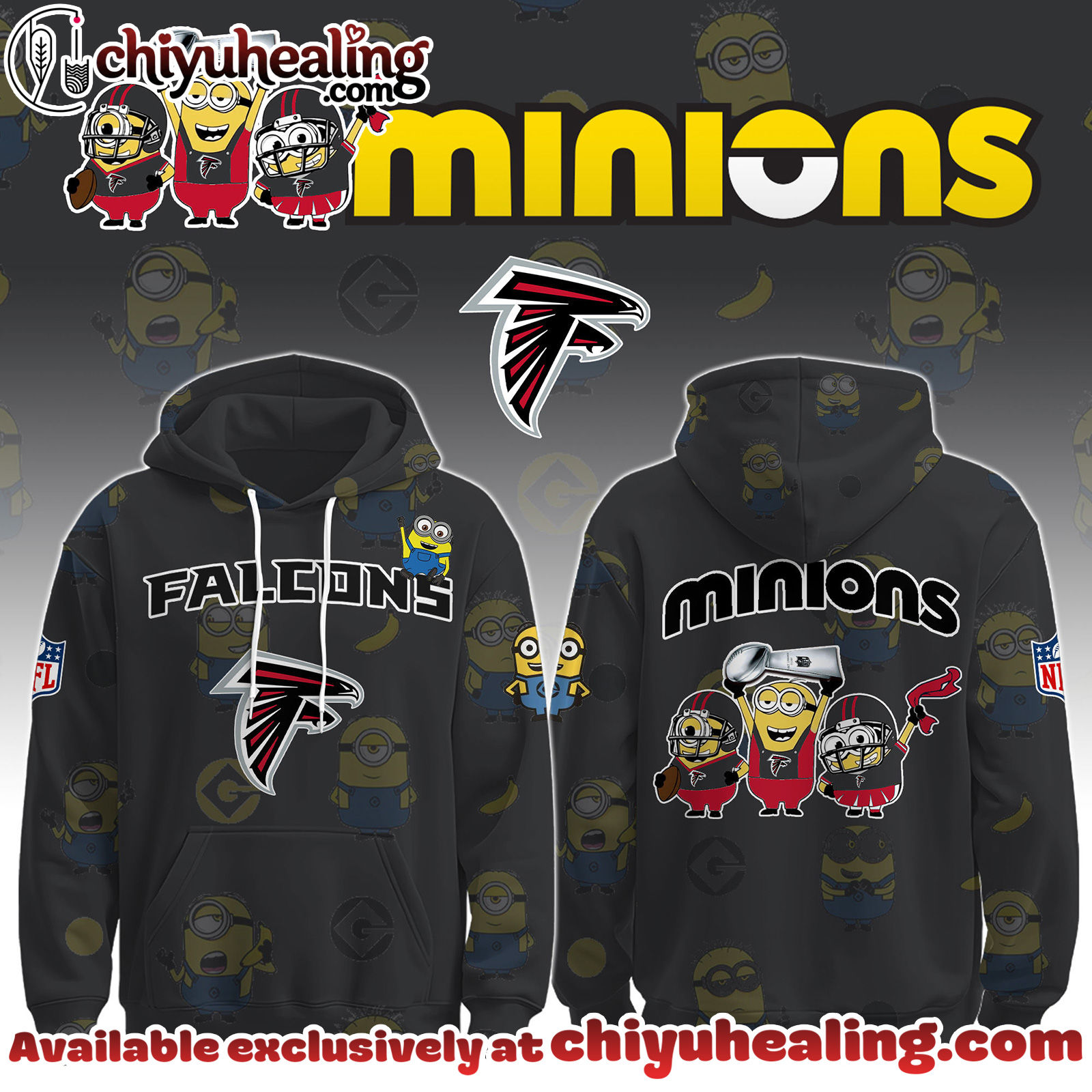 Atlanta Falcons x Minions Limited Edition - Selling Out Fast Hoodie, Sweatshirt, T-shirt