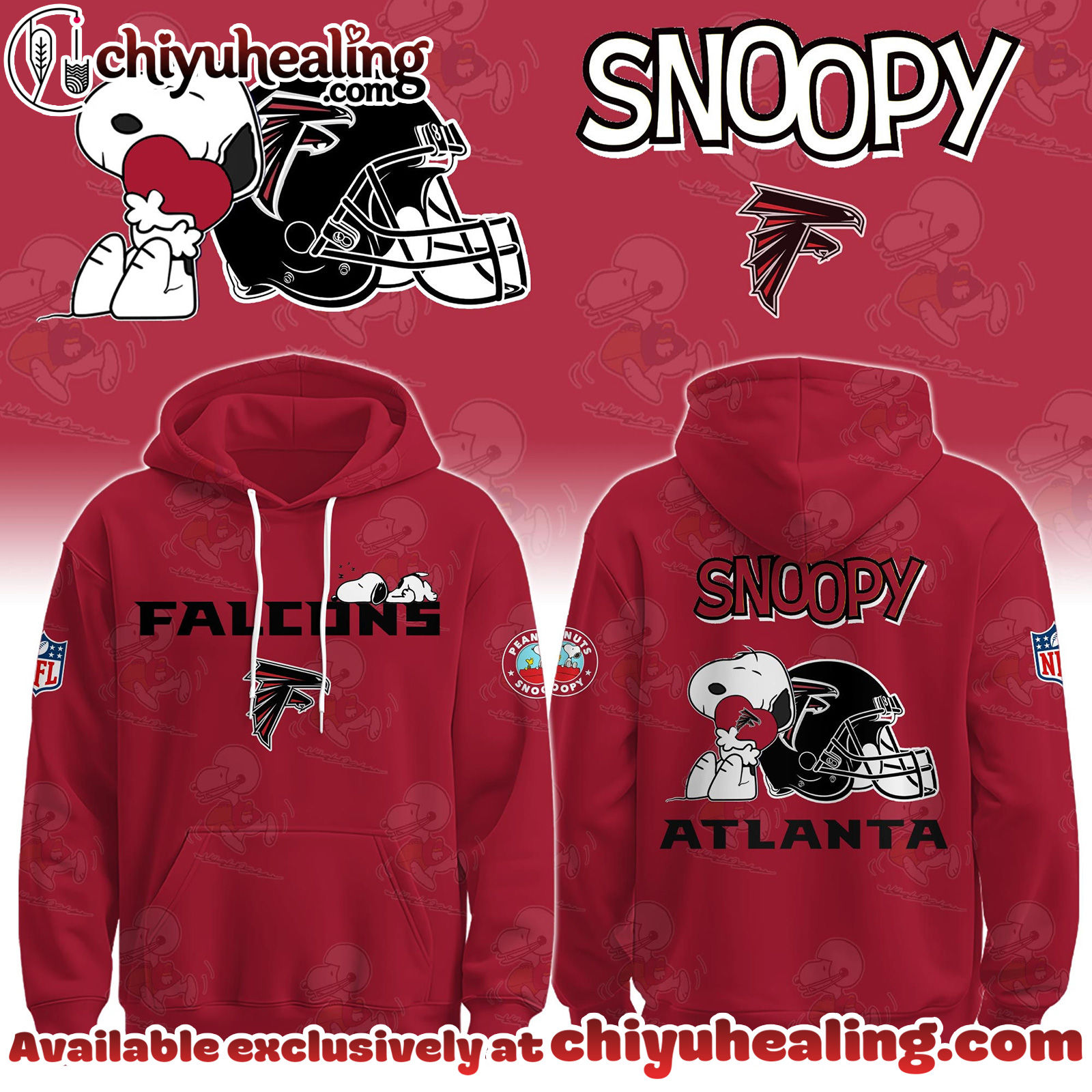 Atlanta Falcons x Snoopy Hoodie, Sweatshirt, T-shirt Limited Edition - Selling Out Fast