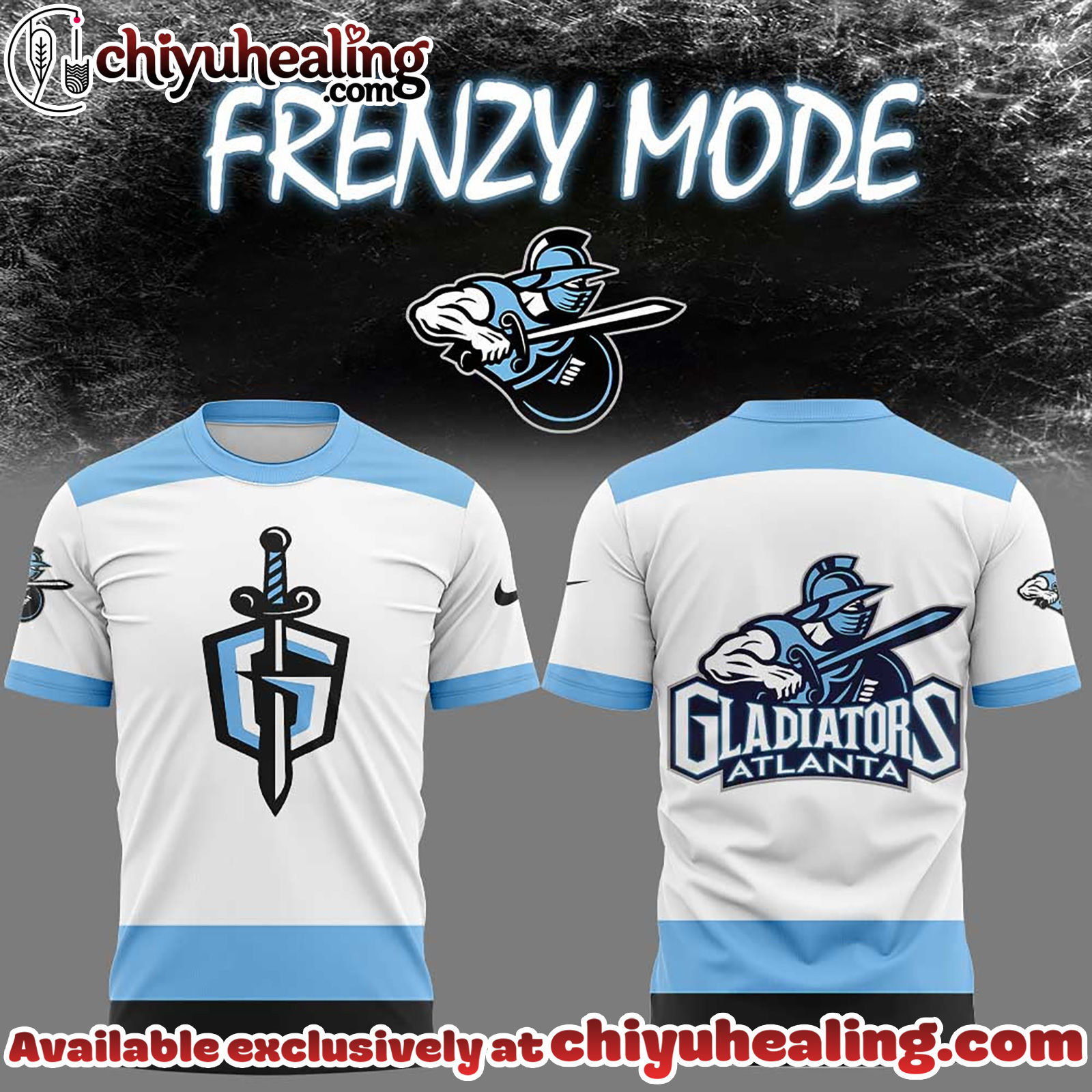 Atlanta Gladiators Frenzy Night Mode Uniform Shirt, Hoodie, Sweatshirt