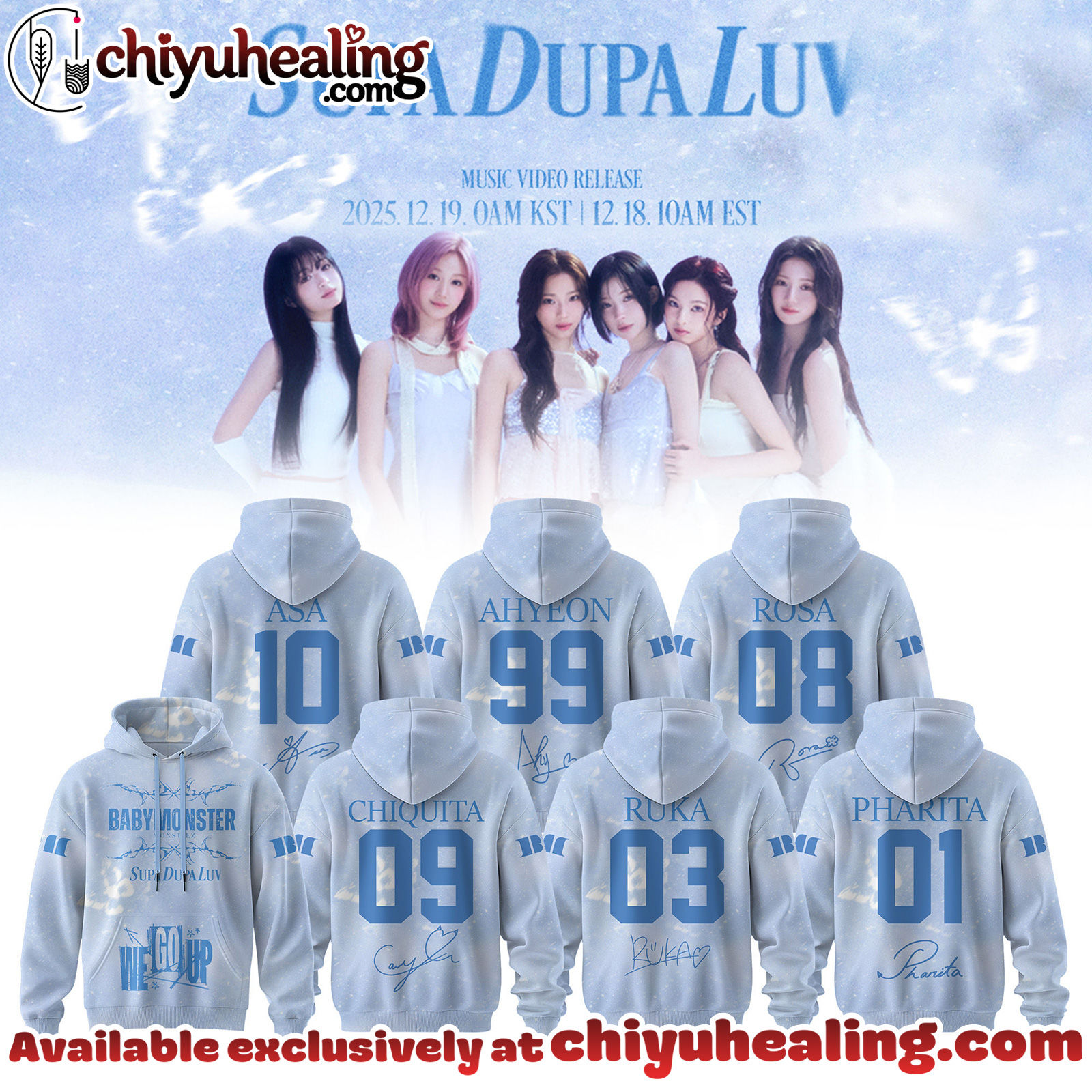 BABYMONSTER Supa Dupa Luv WE GO UP Album 2025 Limited Hoodie, T-shirt, Sweatshirt