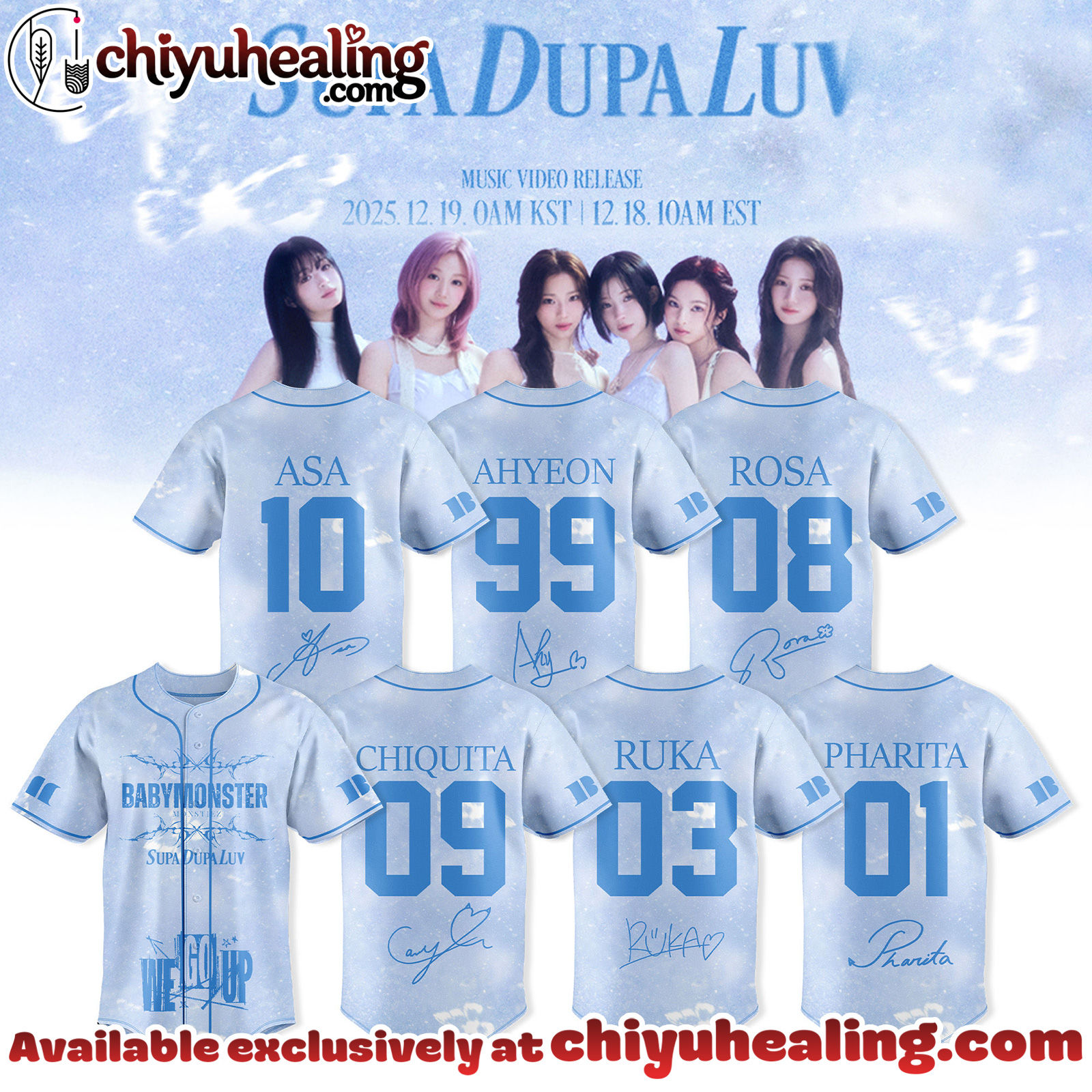 BABYMONSTER Supa Dupa Luv WE GO UP Album 2025 Limited Jersey