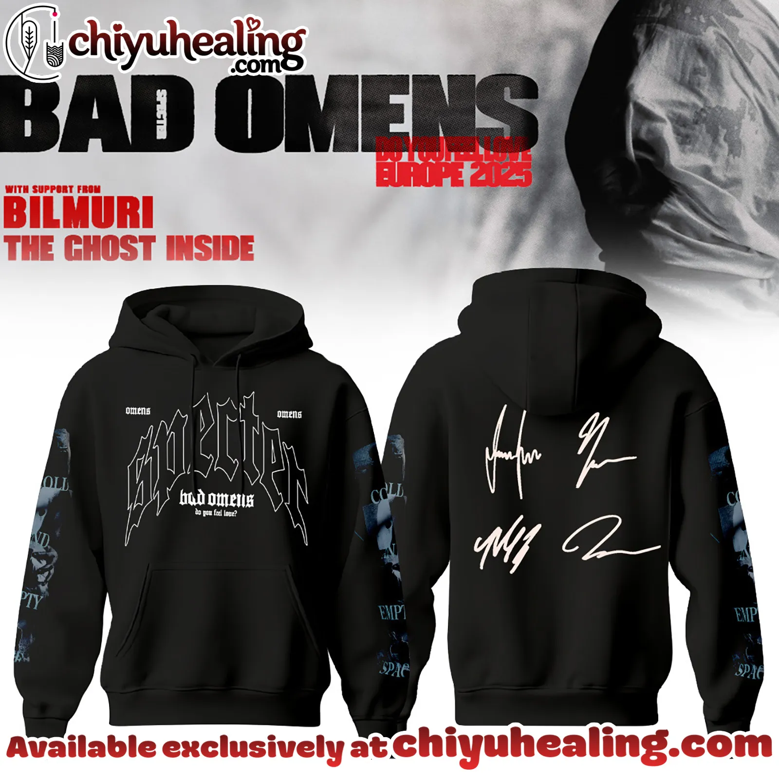 Bad Omens Do You Feel Love Tour 2026 Hoodie - Ver 3