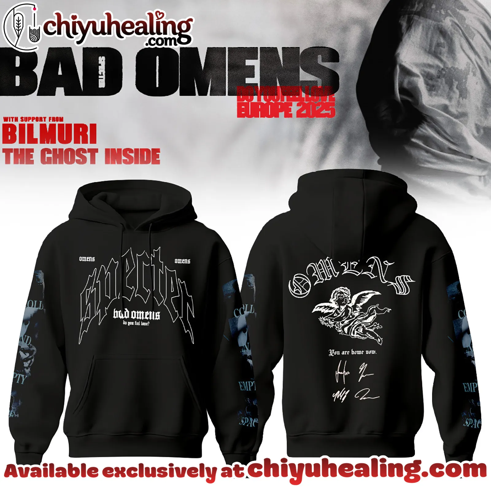 Bad Omens Do You Feel Love Tour 2026 Hoodie - Ver 4