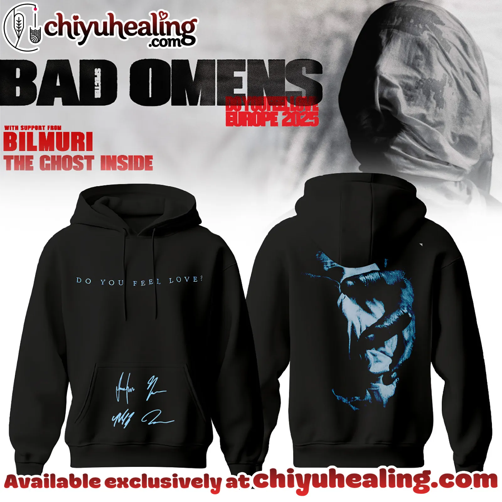 Bad Omens Do You Feel Love Tour 2026 Hoodie - Ver 2