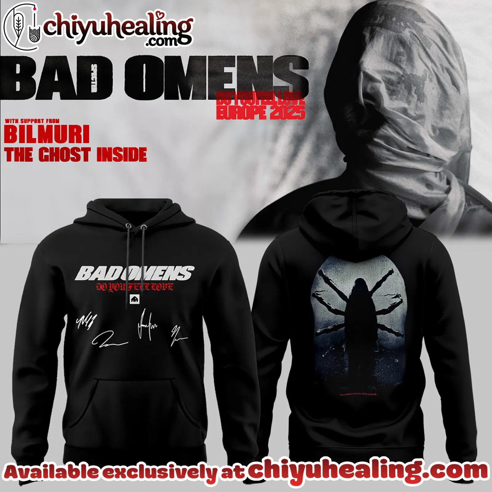 Bad Omens Do You Feel Love Tour 2026 Hoodie - Ver 5