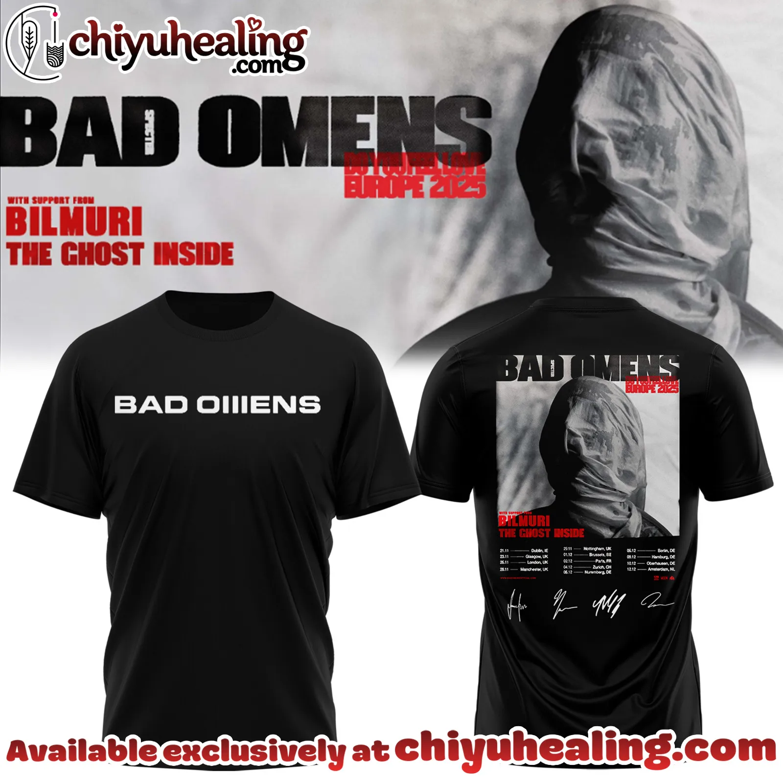 Bad Omens Do You Feel Love Tour Shirt - Ver 8