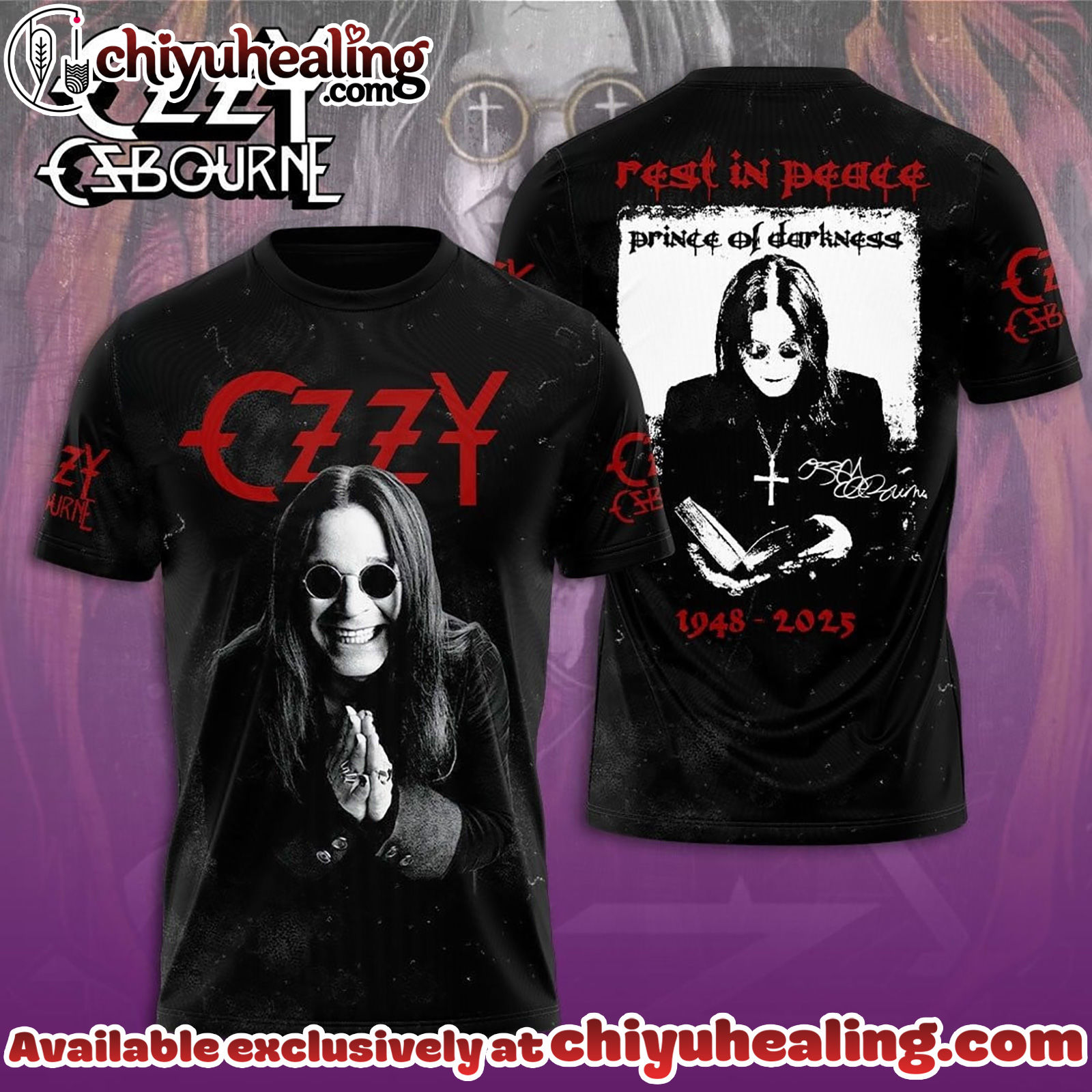 Black Sabbath x Ozzy Osbourne 3D Apparel Tshirt, Hoodie, Sweatshirt