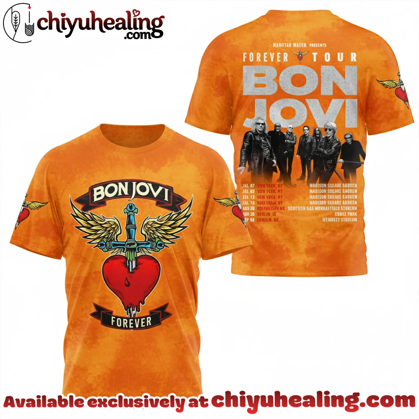 Bon Jovi Forever Tour 2025-2026 Tshirt - Ver 3