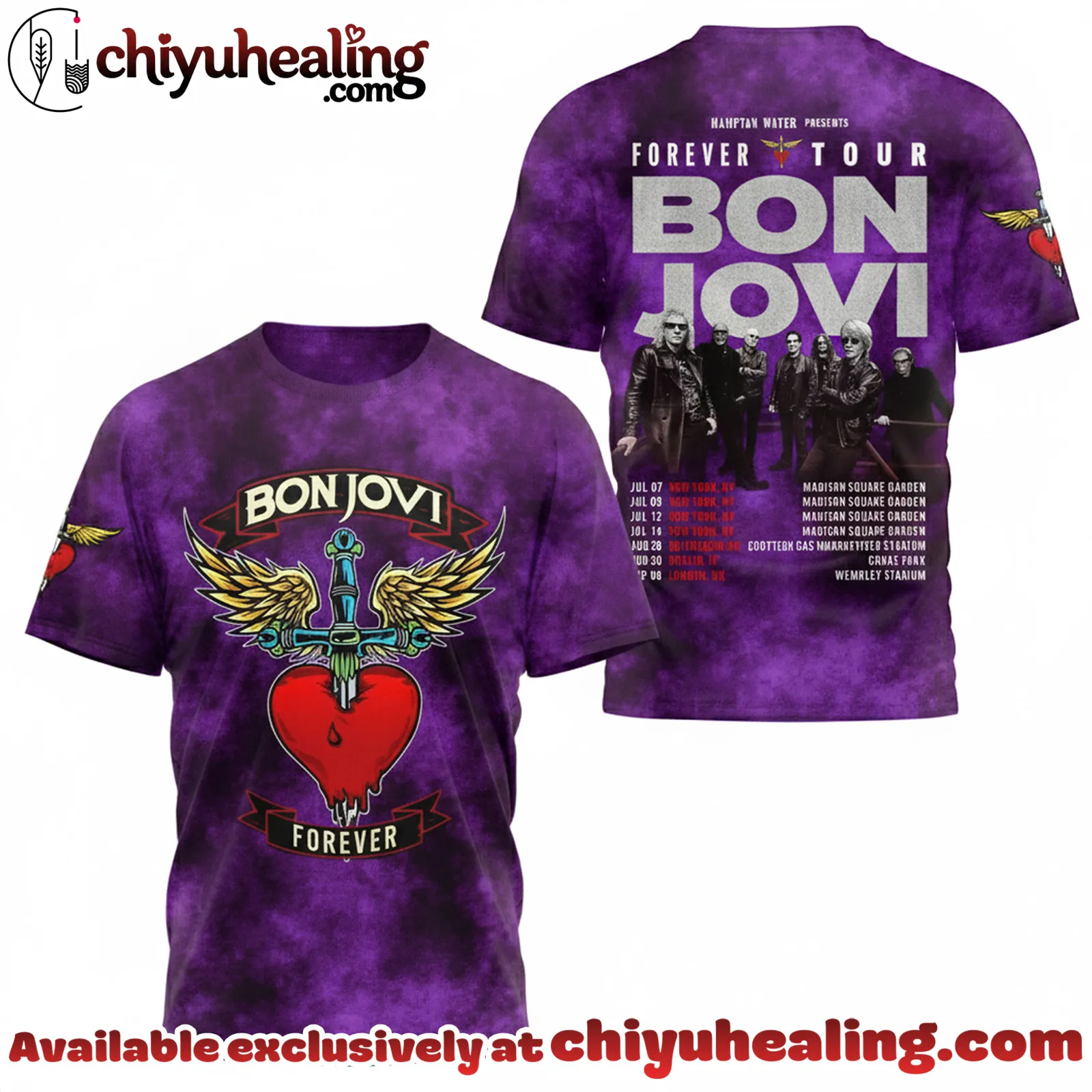 Bon Jovi Forever Tour 2025-2026 Tshirt - Ver 5