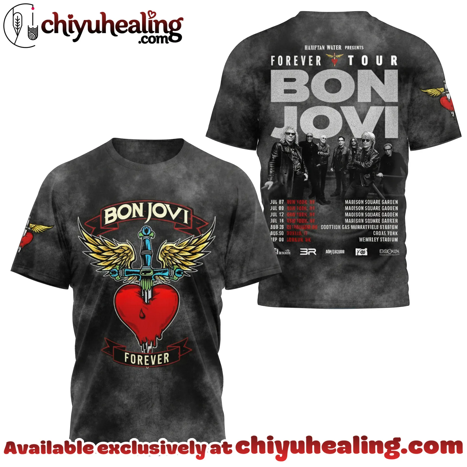 Bon Jovi Forever Tour 2025-2026 Tshirt - Ver 7