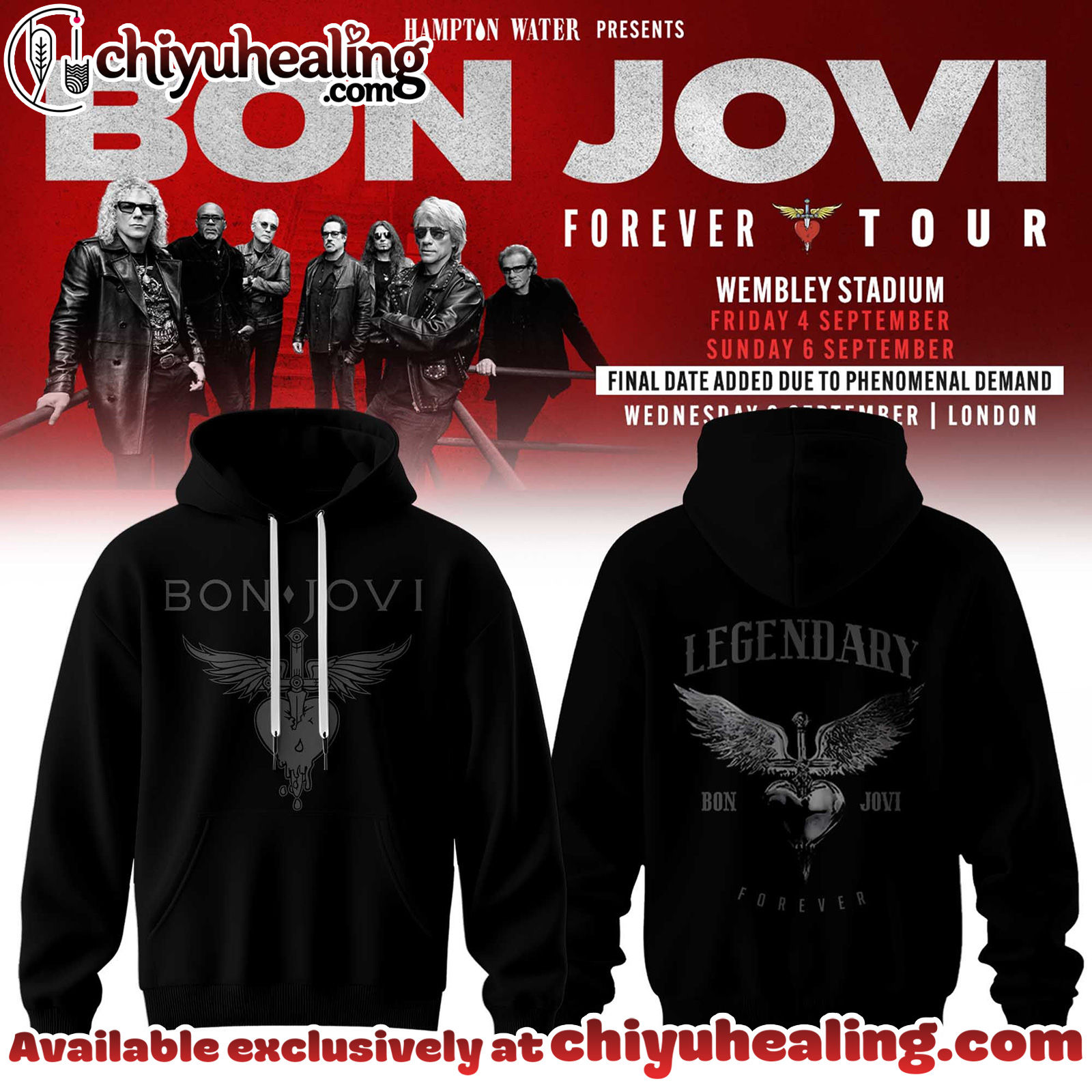 Bon Jovi Forever Tour 2026 Collection Hoodie, Tshirt, Sweatshirt - Ver 3