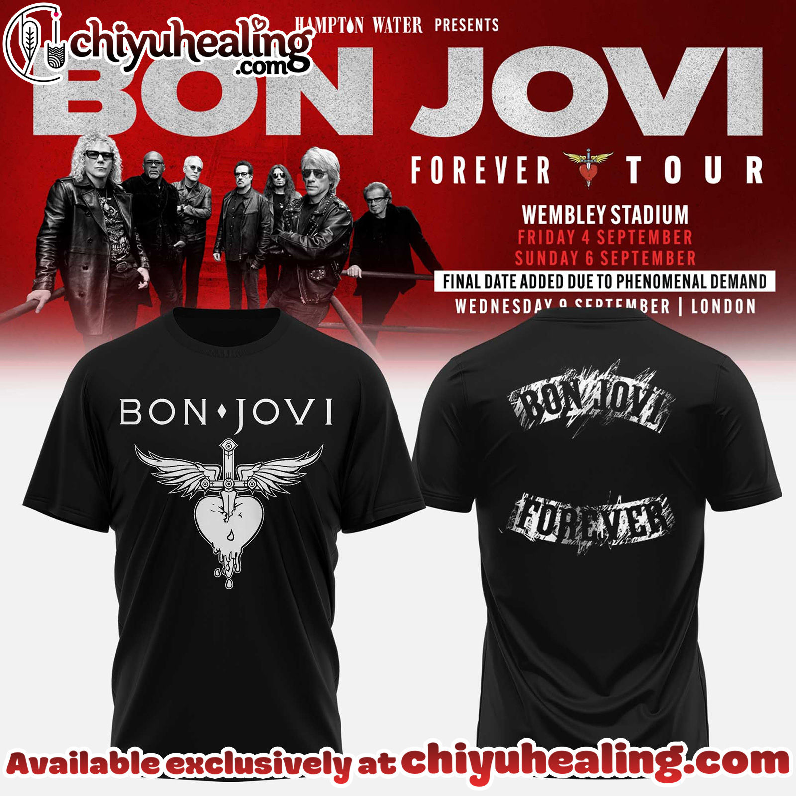 Bon Jovi Forever Tour 2026 Collection Hoodie, Tshirt, Sweatshirt - Ver 11