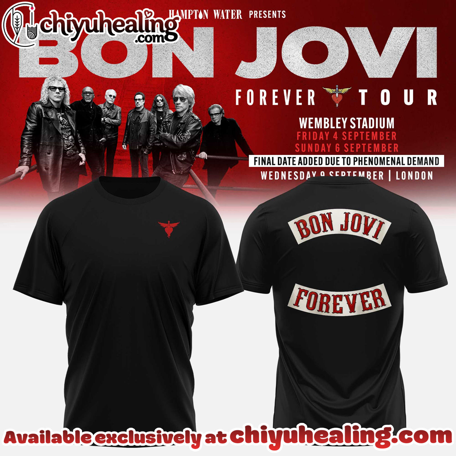 Bon Jovi Forever Tour 2026 Collection Hoodie, Tshirt, Sweatshirt - Ver 10