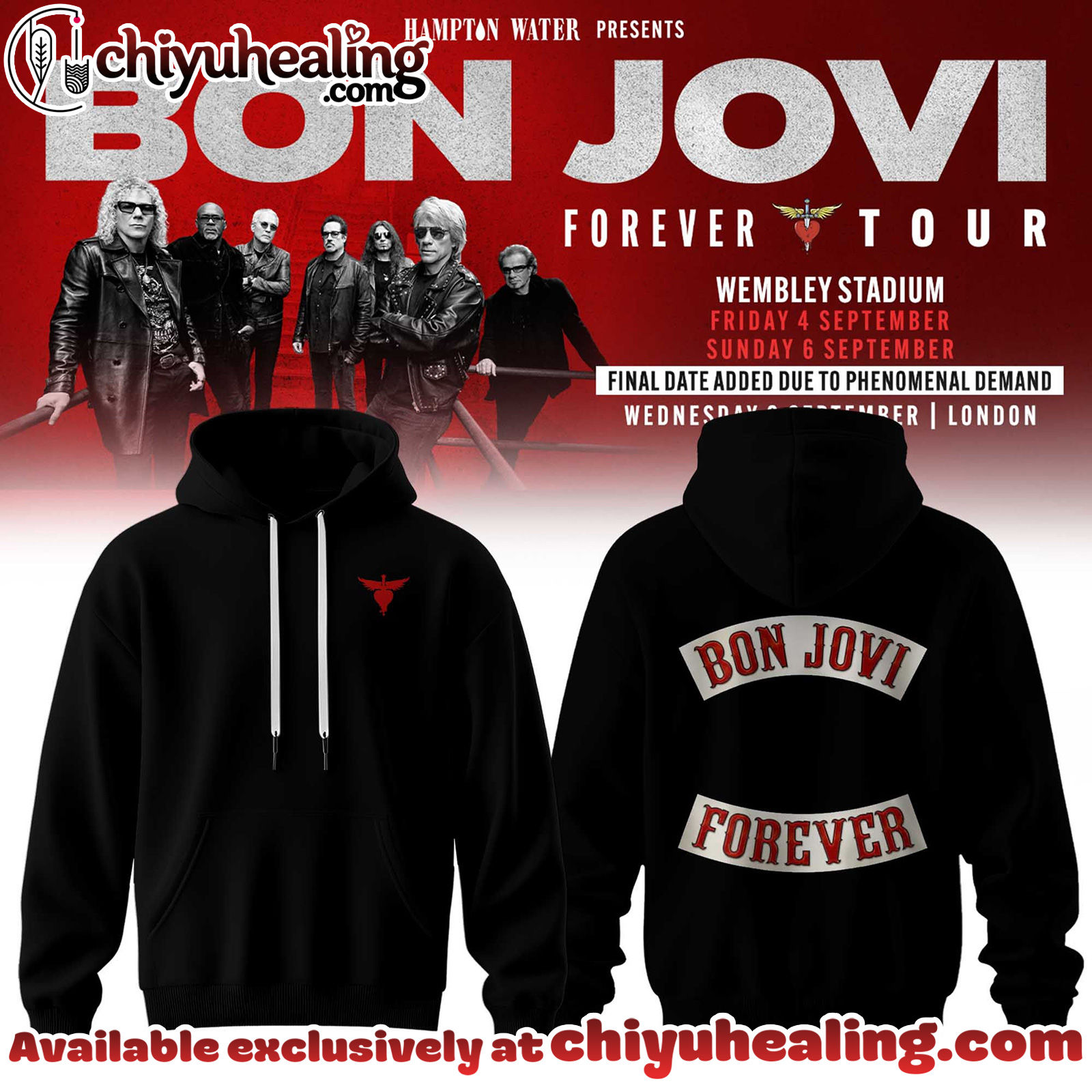 Bon Jovi Forever Tour 2026 Collection Hoodie, Tshirt, Sweatshirt - Ver 5