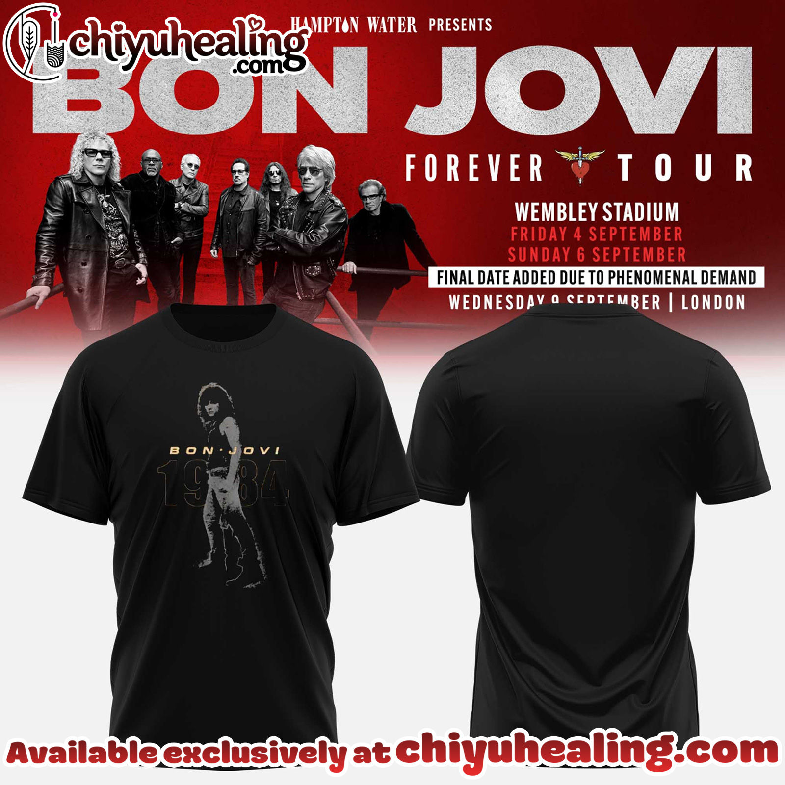 Bon Jovi Forever Tour 2026 Collection Hoodie, Tshirt, Sweatshirt - Ver 8