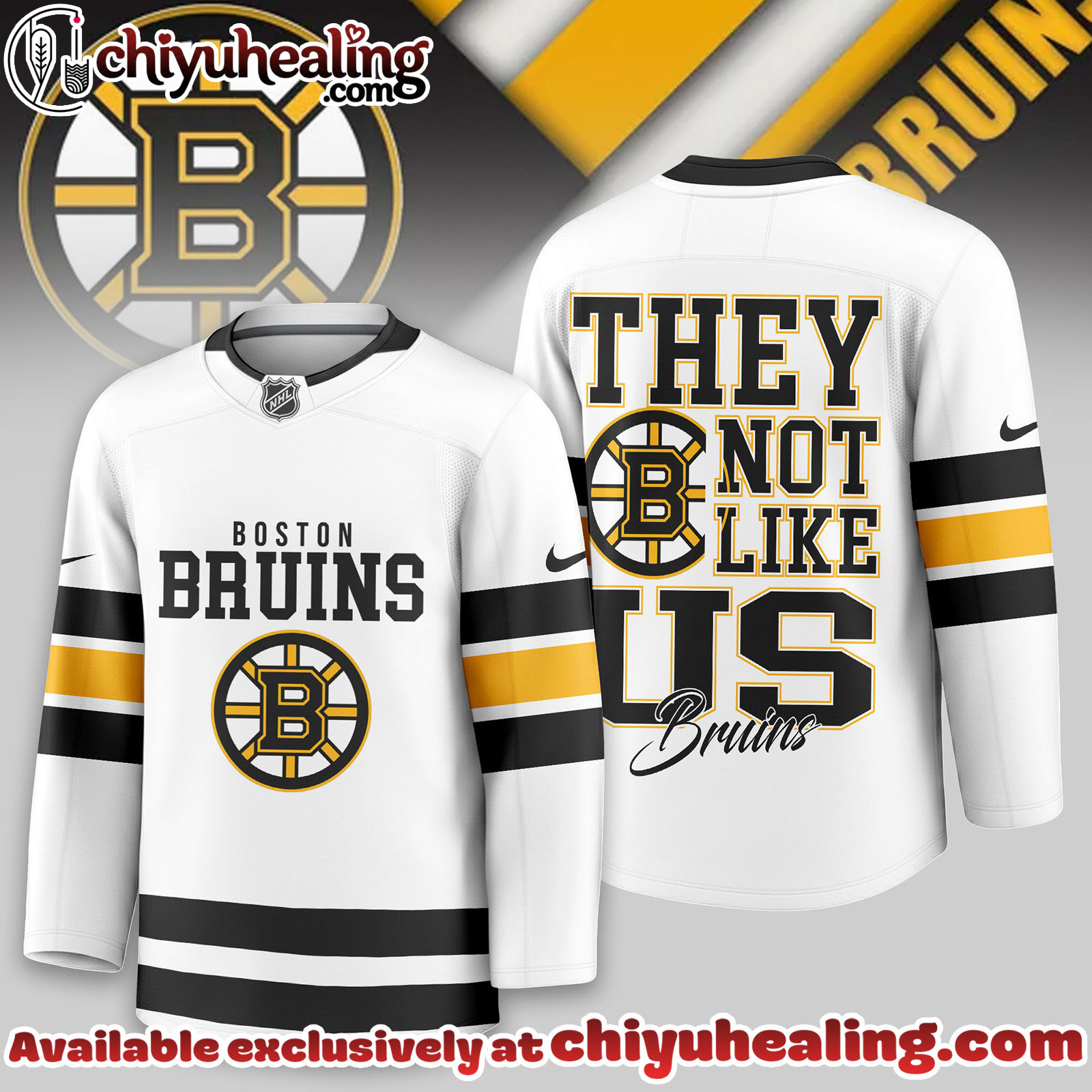 Boston Bruins Premium NHL They Not Like Us Hockey Jersey