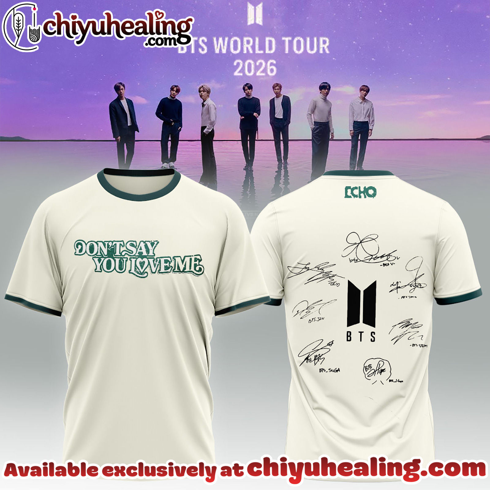 BTS Comeback World Tour 2026 Limited Edition Signature Tshirt, Hoodie, Sweatshirt - Ver 5