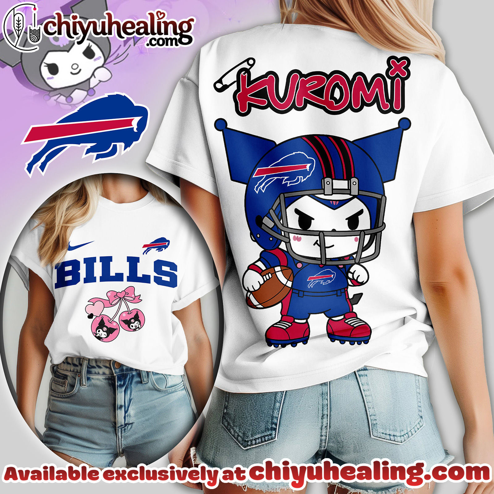 Buffalo Bill Premium NFL Kuromi Women Shirt