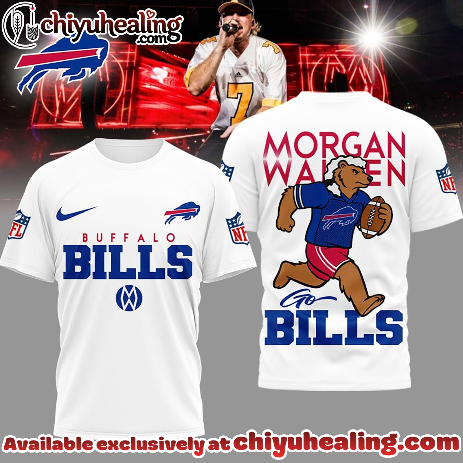 Buffalo Bills Premium NFL Morgan Wallen Fan 3D Shirt, Hoodie, Sweatshirt