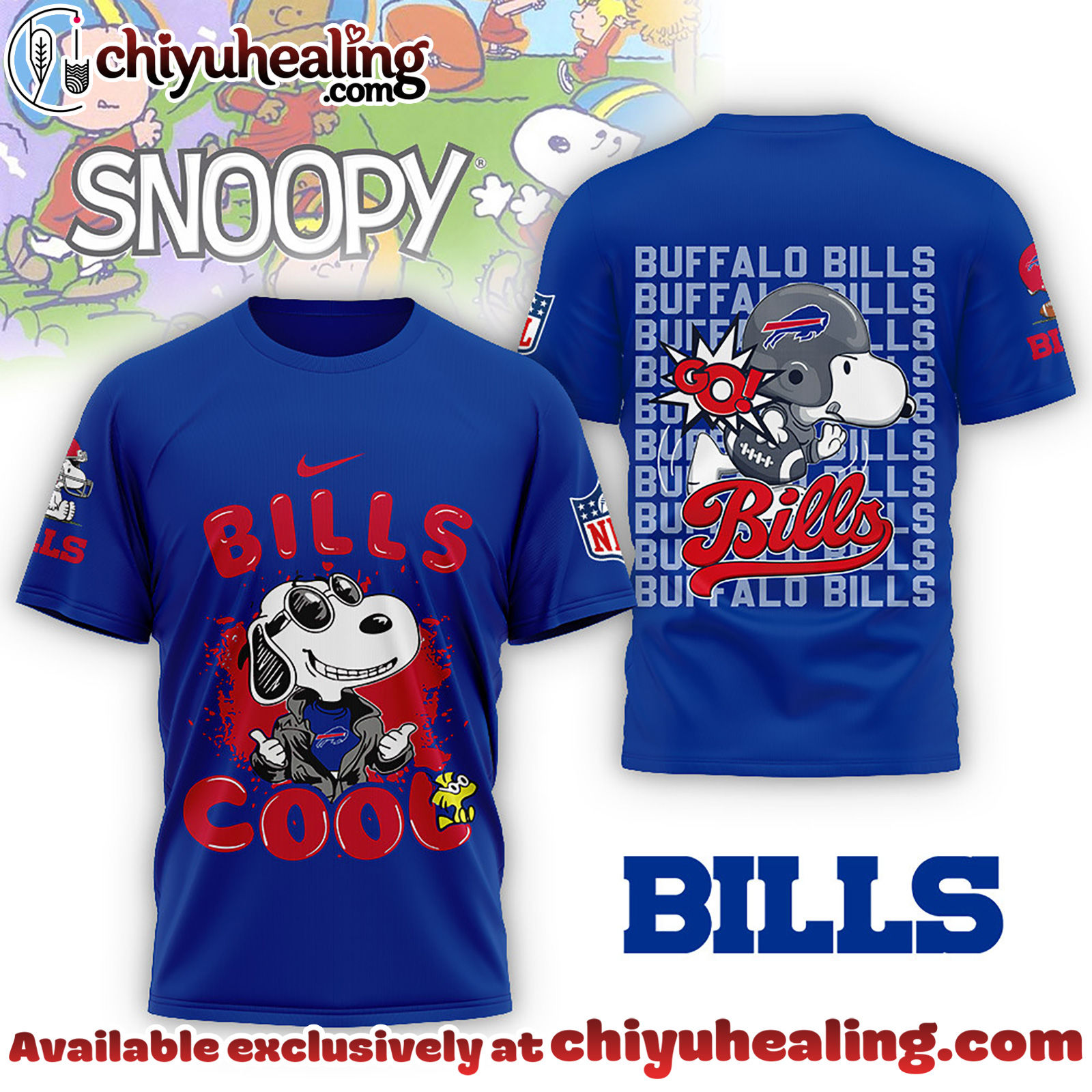Buffalo Bills Premium NFL Snoopy Cool Shirt, Hoodie, Sweatshirt, All Team NFL