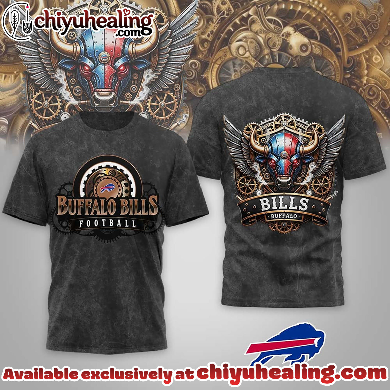 Buffalo Bills Premium NFL Steampunk T-shirt