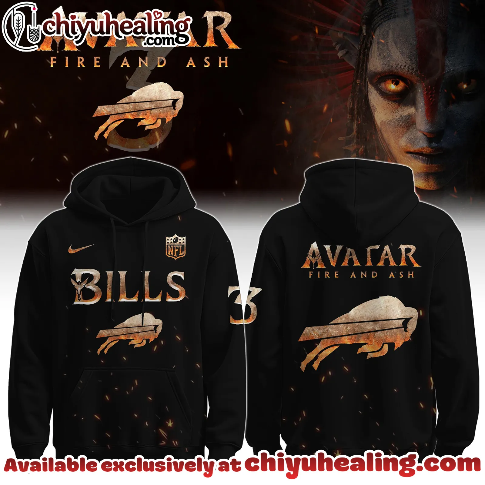 Buffalo Bills x Avatar Hoodie Limited Hoodie, All Team NFL
