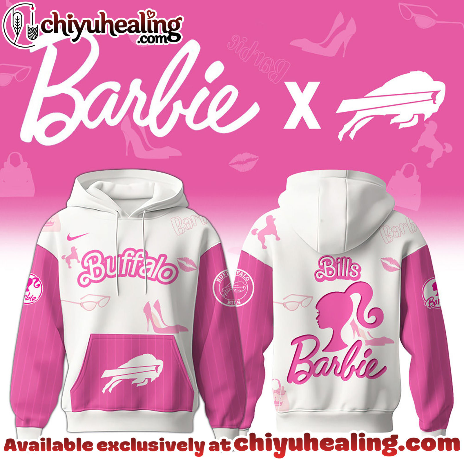 Buffalo Bills x Barbie Hoodie Limited Edition - Selling Out Fast Hoodie, Sweatshirt, T-shirt