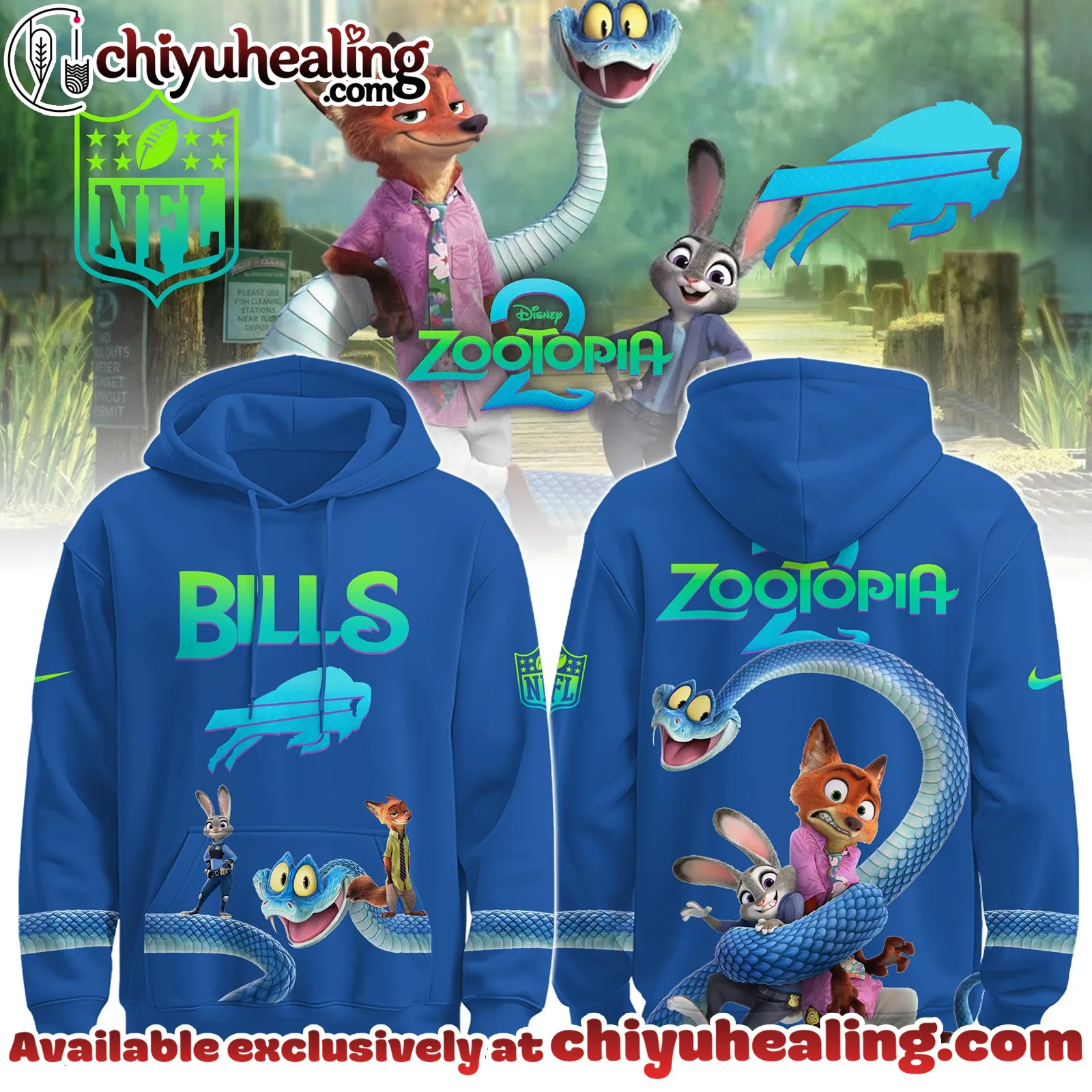 Buffalo Bills x Zootopia 2 Hoodie Limited Edition, All Team NFL