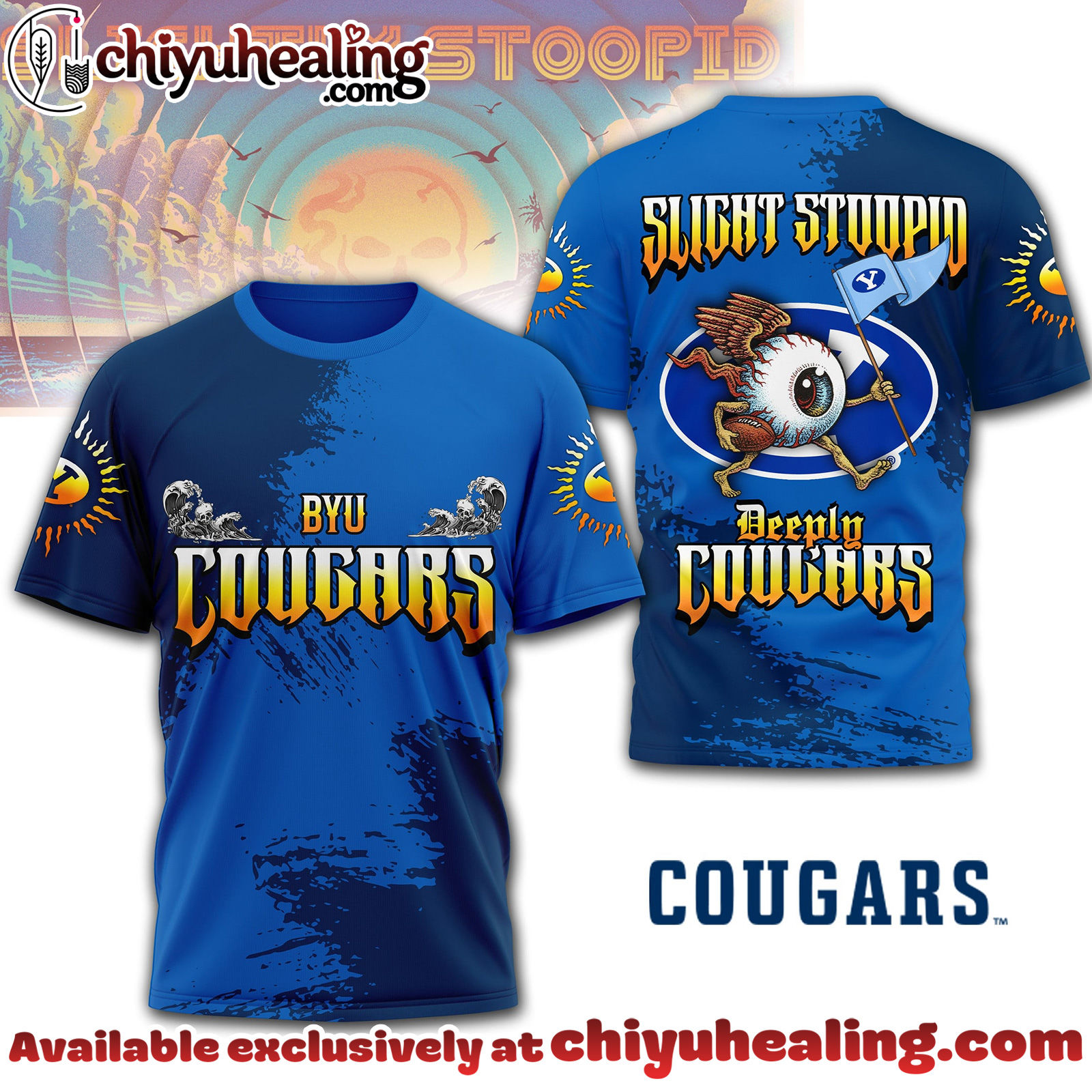 BYU Cougars Premium NCAA Slightly Stoopid 3D T-shirt, Hoodie, Sweatshirt, All Team NCAA