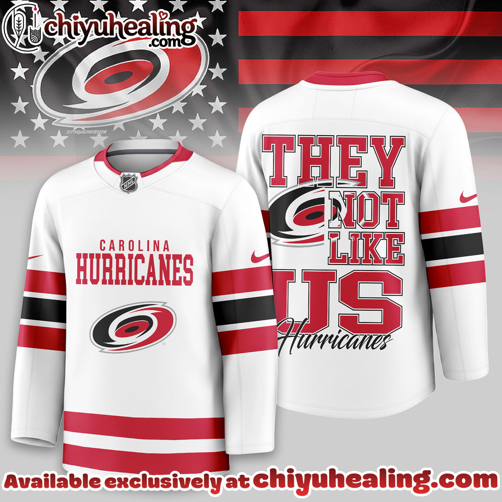 Carolina Hurricanes Premium NHL They Not Like Us Hockey Jersey