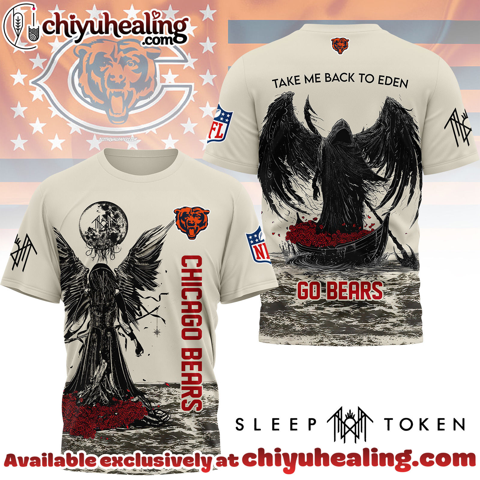 Chicago Bears Premium NFL Sleep Token Fan 3D Shirt, Hoodie, Sweatshirt, All Team NFL