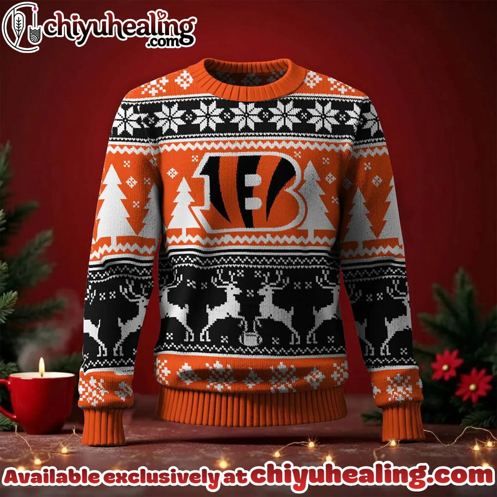 Cincinnati Bengals 2025 Christmas New Ugly Sweatshirt, All Team NFL