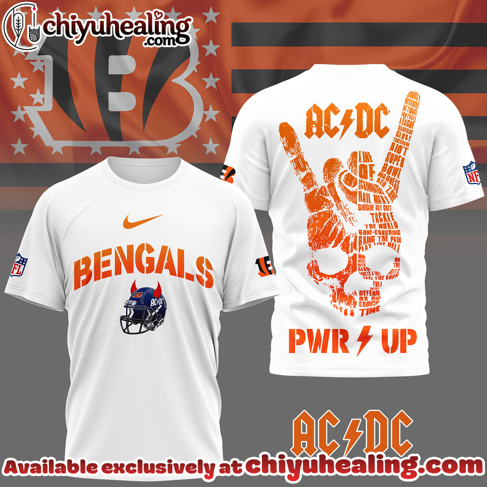 Cincinnati Bengals Premium NFL AcDc Fan 3D Shirt, Hoodie, Sweatshirt, All Team NFL Cincinnati Bengals Premium NFL AcDc Fan 3D Shirt, Hoodie, Sweatshirt, All Team NFL